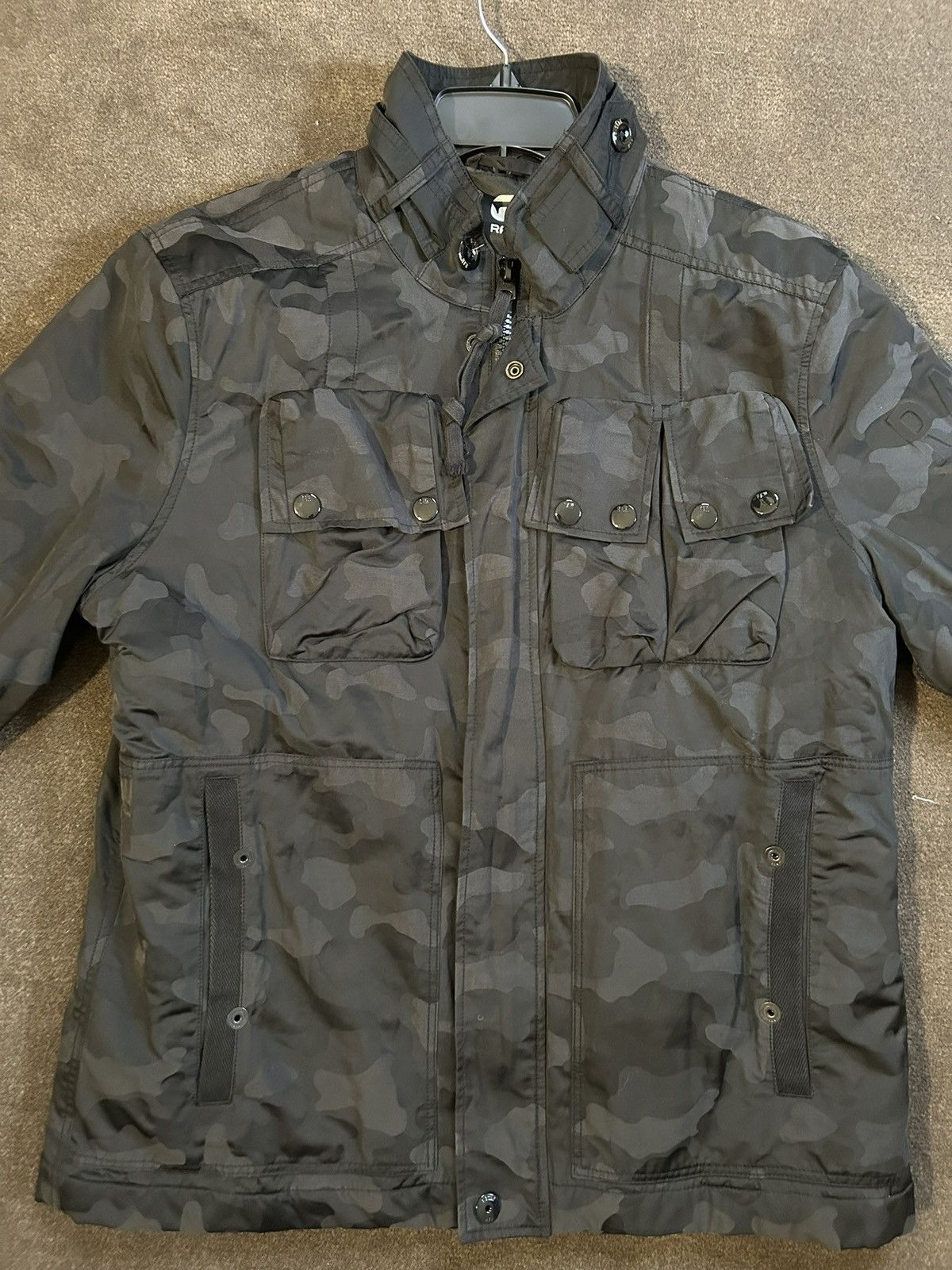 G-Star G-Star Black Camo Jacket Size US XL / EU 56 / 4 - 2 Thumbnail
