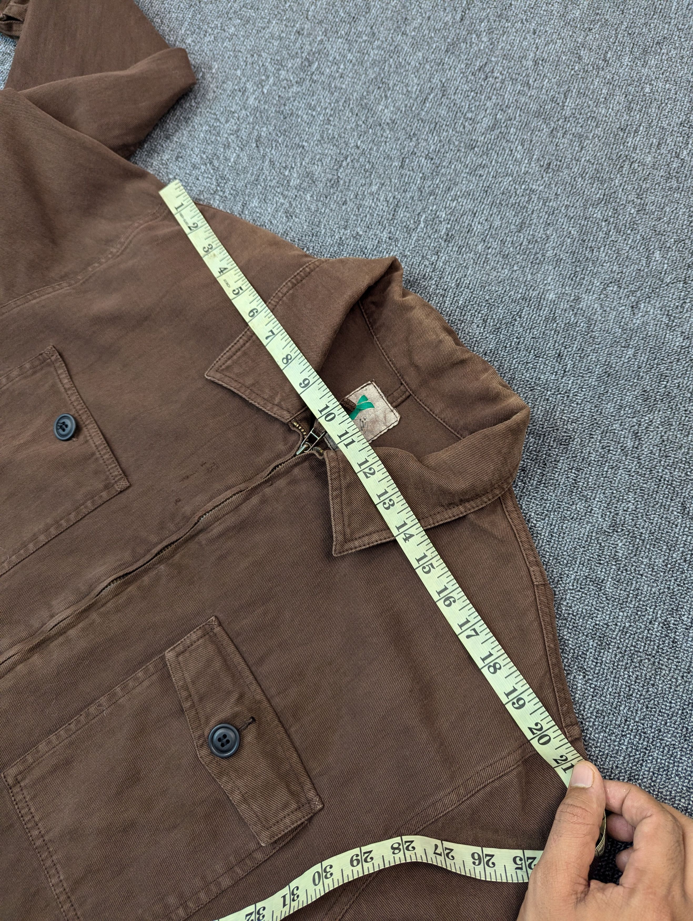 Japanese Brand Vintage Mackdaddy Distressed Brown Cotton Jacket Size US L / EU 52-54 / 3 - 24 Thumbnail