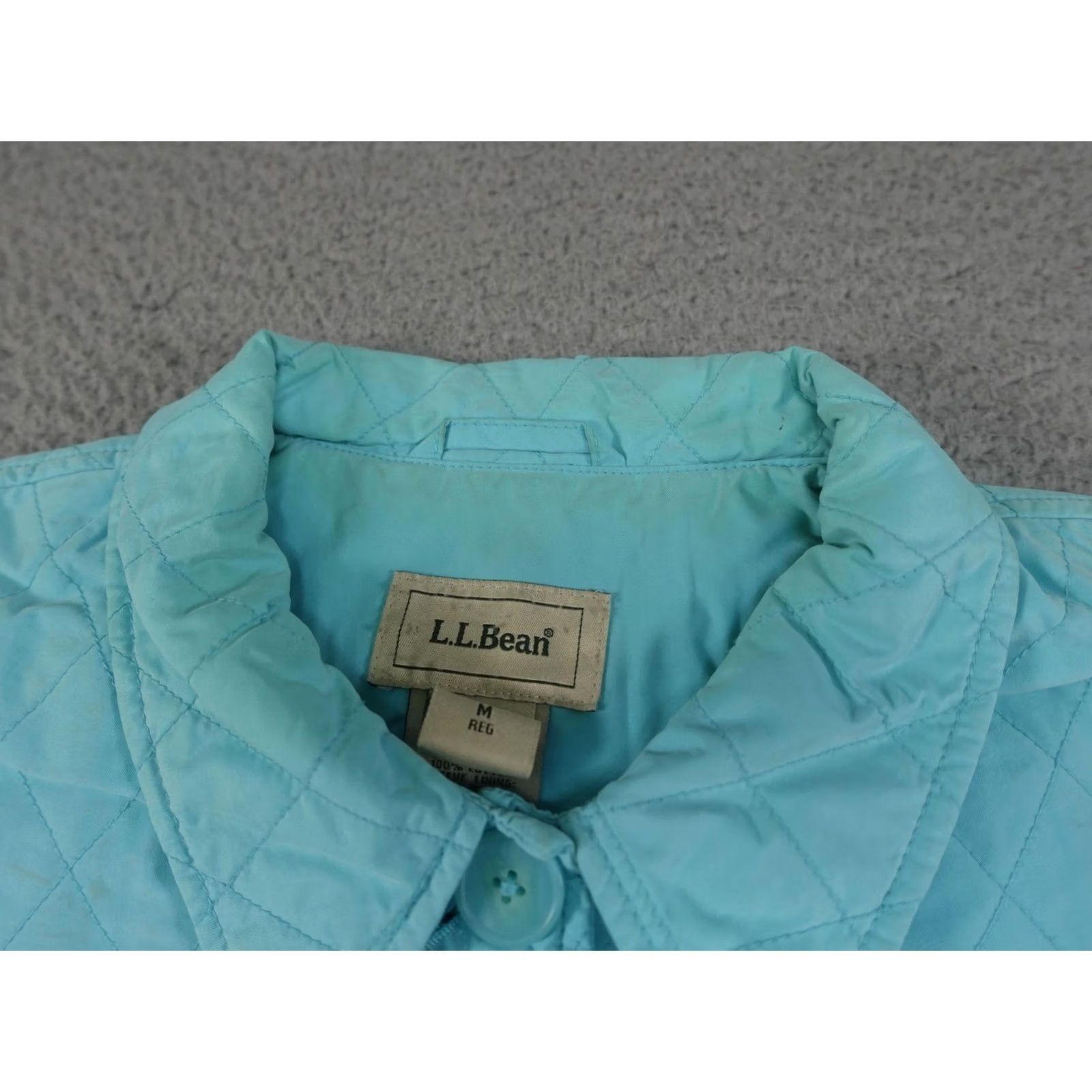 Vintage VINTAGE L.L.Bean Jacket Womens M Blue Quilted Button Insulated Chore Barn Size M / US 6-8 / IT 42-44 - 2 Thumbnail