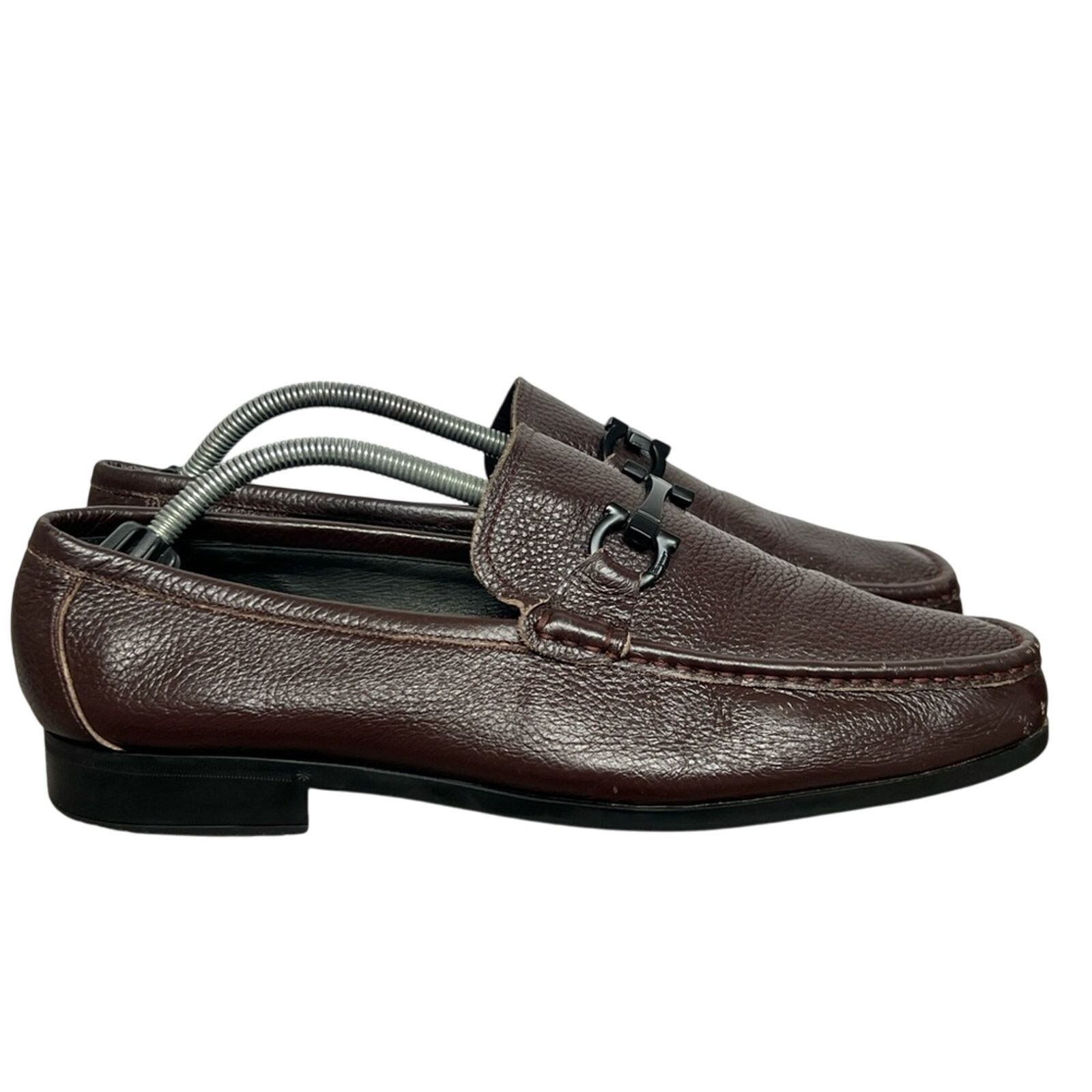 Salvatore Ferragamo SALVATORE FERRAGAMO Gancini Horse Bit Driving Loafers 44 Size US 10 / EU 43 - 6 Thumbnail