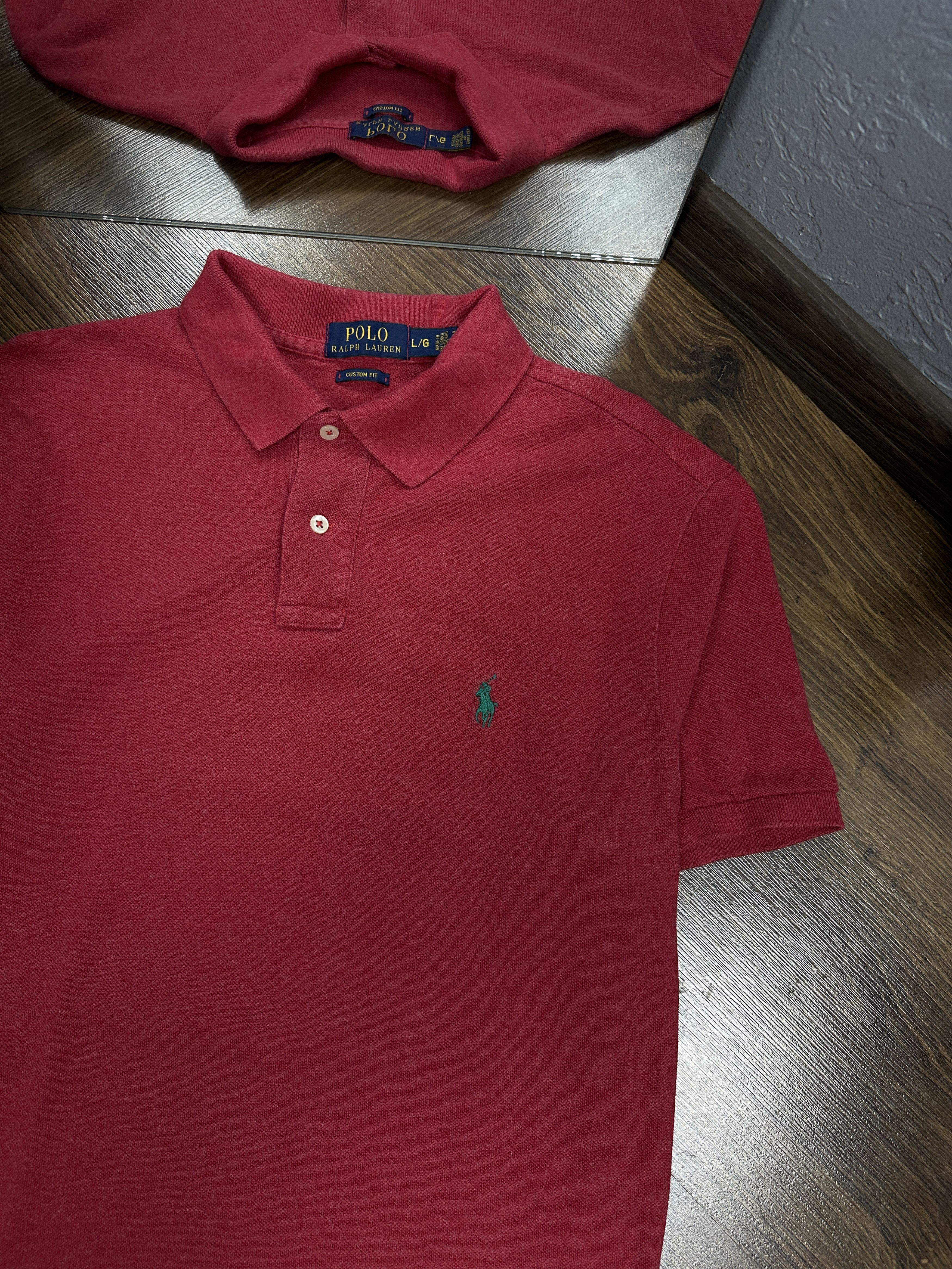 Polo Ralph Lauren × Ralph Lauren Polo Ralph Lauren Vintage Mens Polo Shirt Size US L / EU 52-54 / 3 - 2 Thumbnail