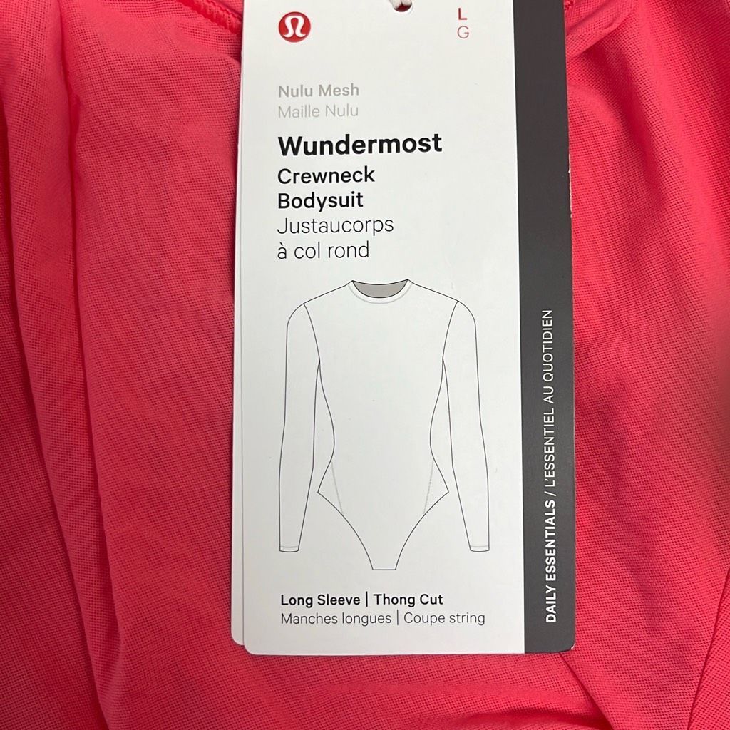 Lululemon Lululemon Womens Large Pink Mesh Nulu Crewneck Long-sleeve B Size L / US 10 / IT 46 - 8 Thumbnail