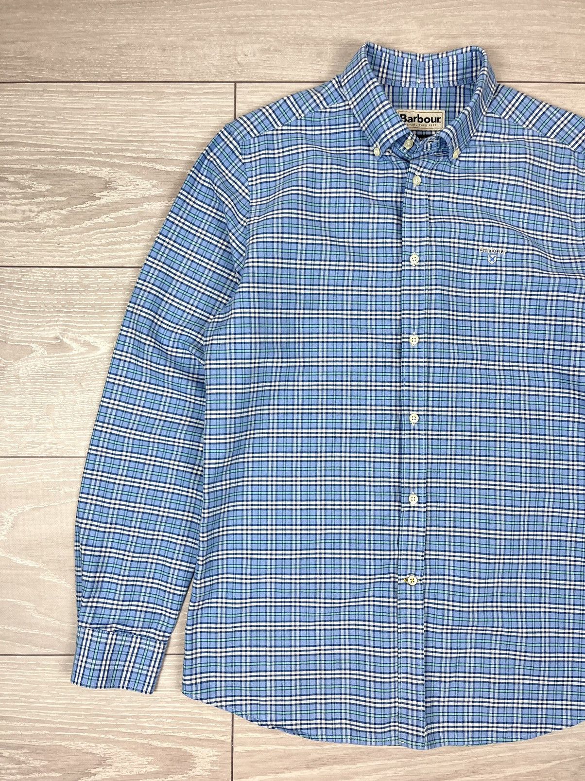 Barbour Barbour Highland 22 Tailored Oxford Checkered Shirt Size US M / EU 48-50 / 2 - 4 Thumbnail