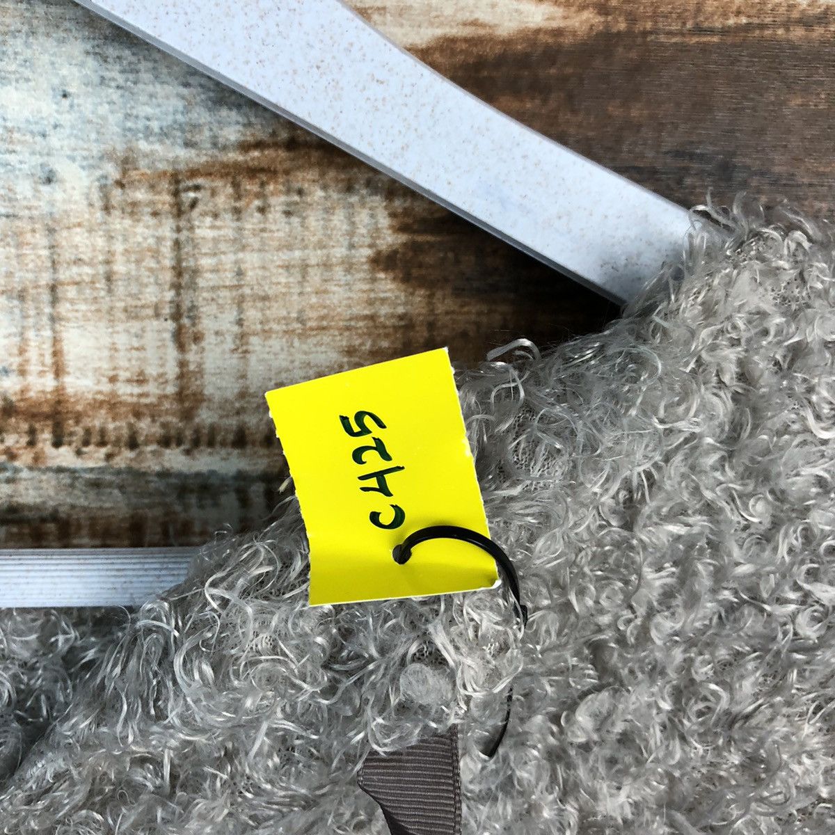 Japanese Brand DL Rope Picnic Grey Mohair Knitwear #C425 Size XS / US 0-2 / IT 36-38 - 11 Thumbnail