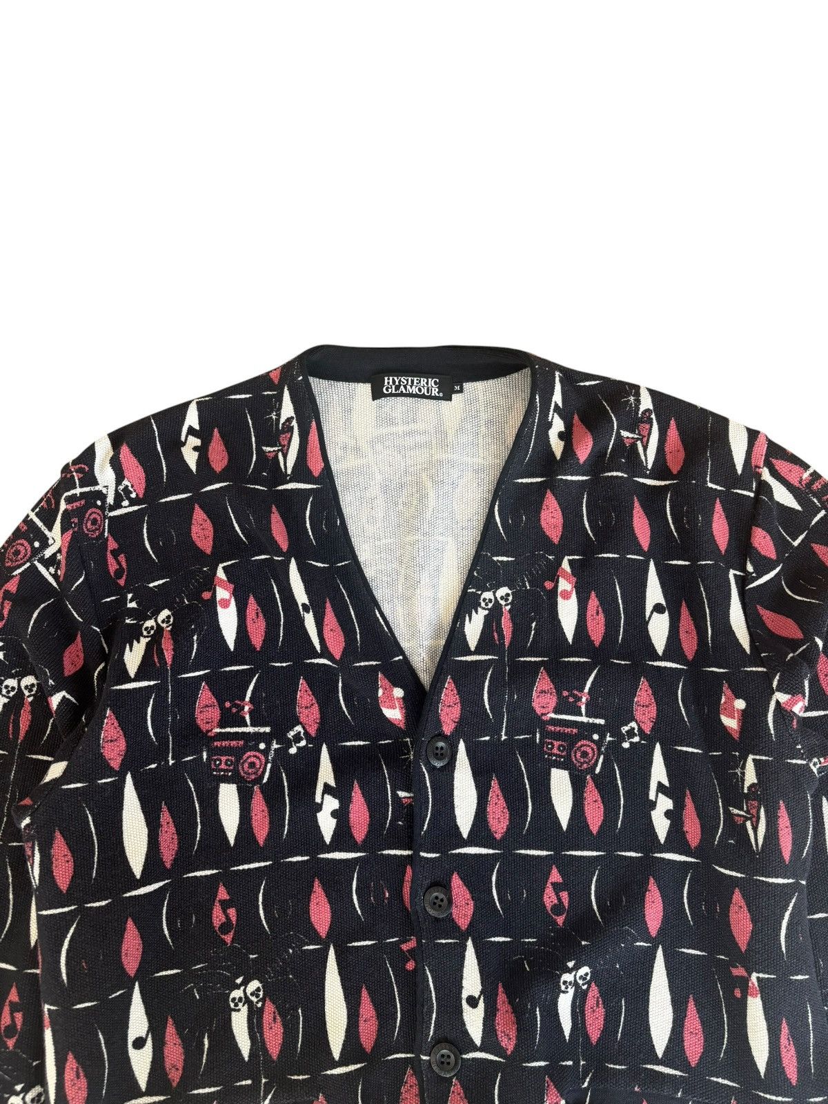 Hysteric Glamour Hysteric Glamour Music Cardigan Size US M / EU 48-50 / 2 - 2 Thumbnail