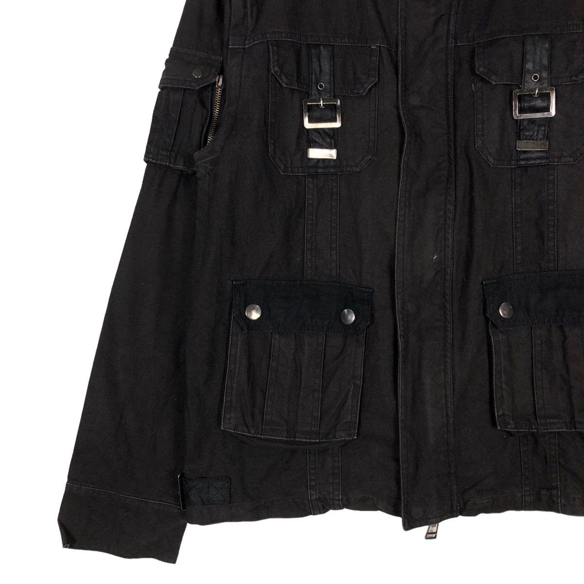 Hysteric Glamour 🔥Vintage Biker Jacket Punk Design Cargo Clone Devgru Japan Size US XL / EU 56 / 4 - 4 Thumbnail