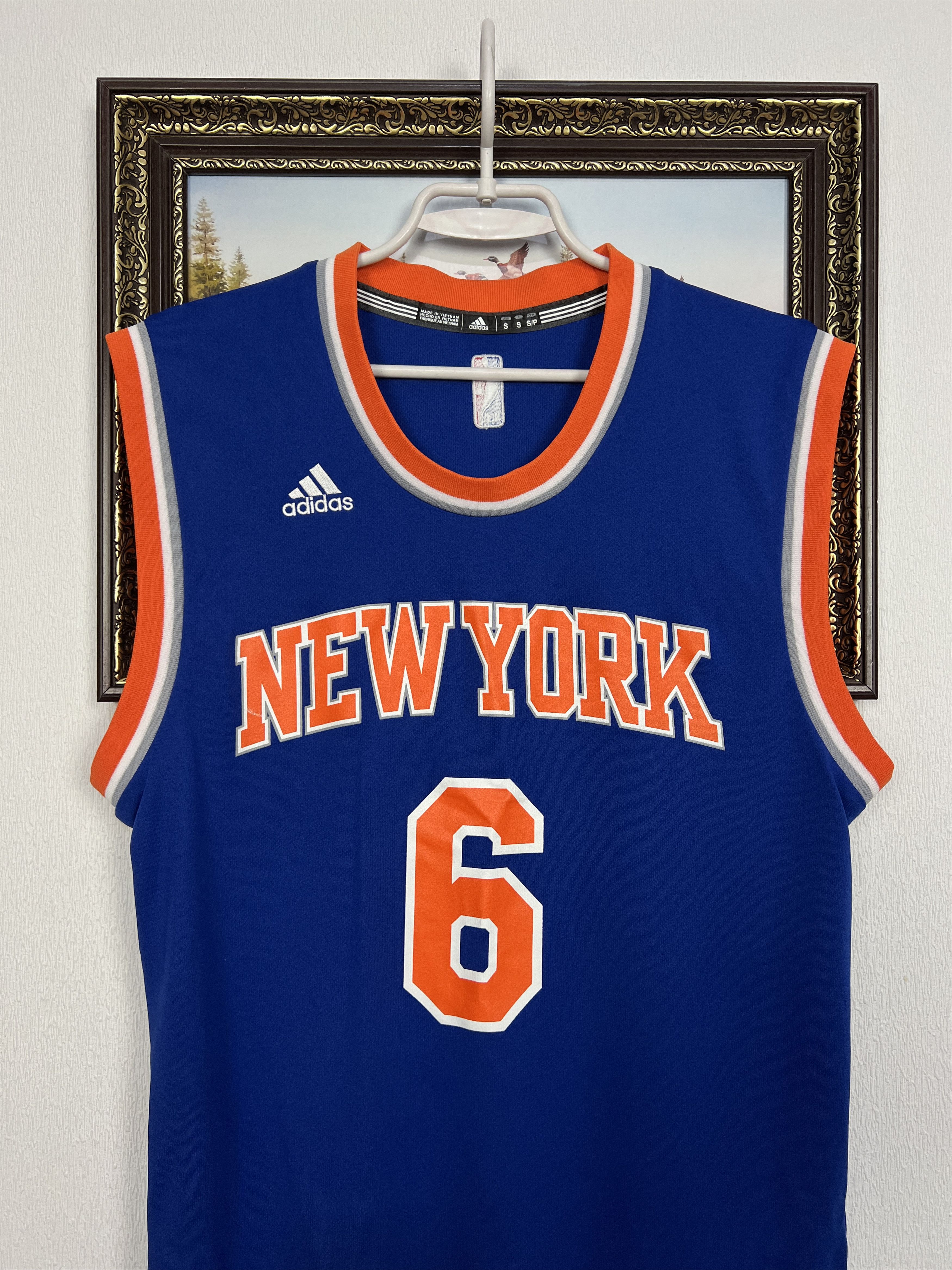 Adidas Vintage New York Knicks #6 Porzingis NBA Jersey Trikot Size US S / EU 44-46 / 1 - 2 Thumbnail