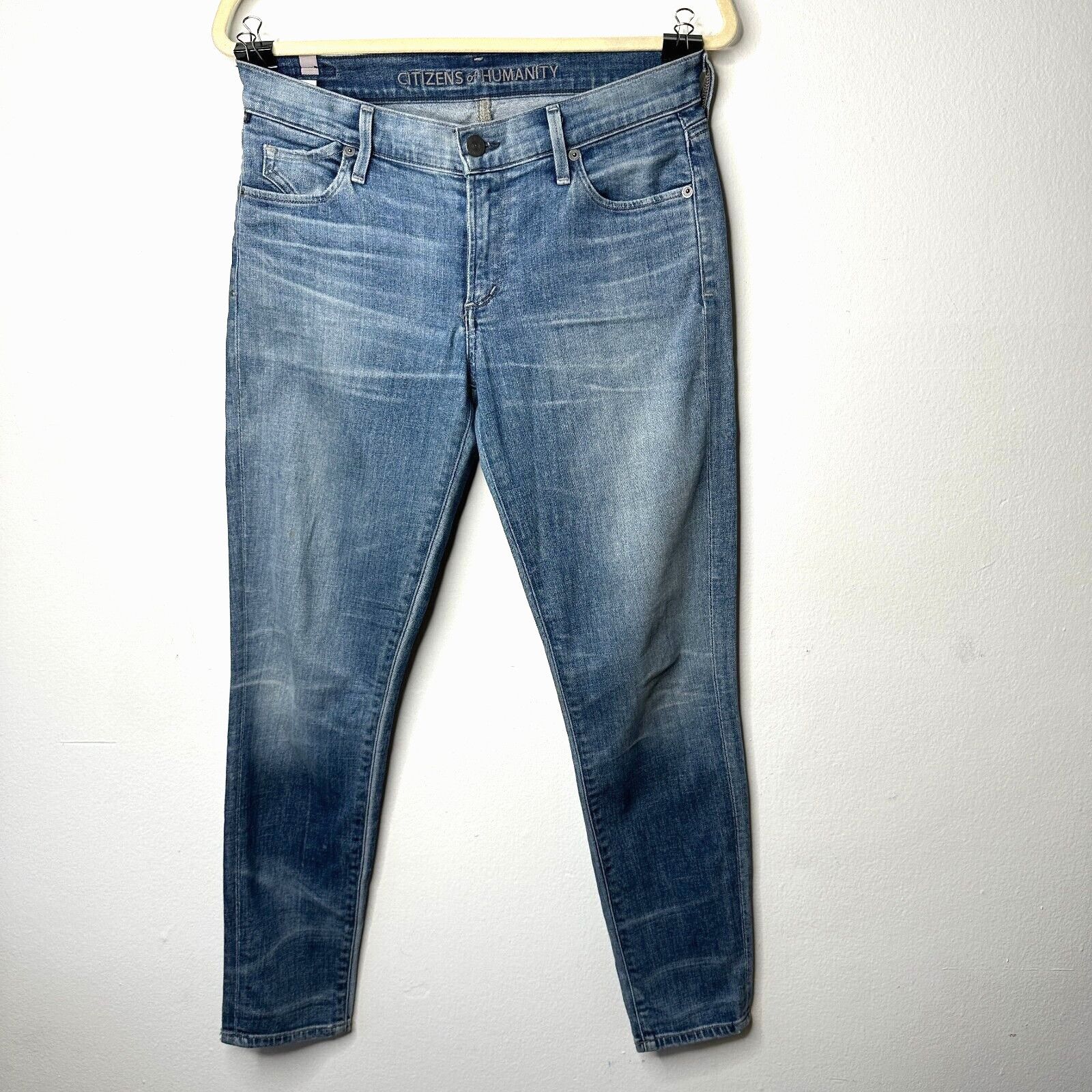 Citizens Of Humanity Revolve Citizens of Humanity Lt Wash Midrise Skinny Jean 28 Size 28" / US 6 / IT 42 - 1 Thumbnail