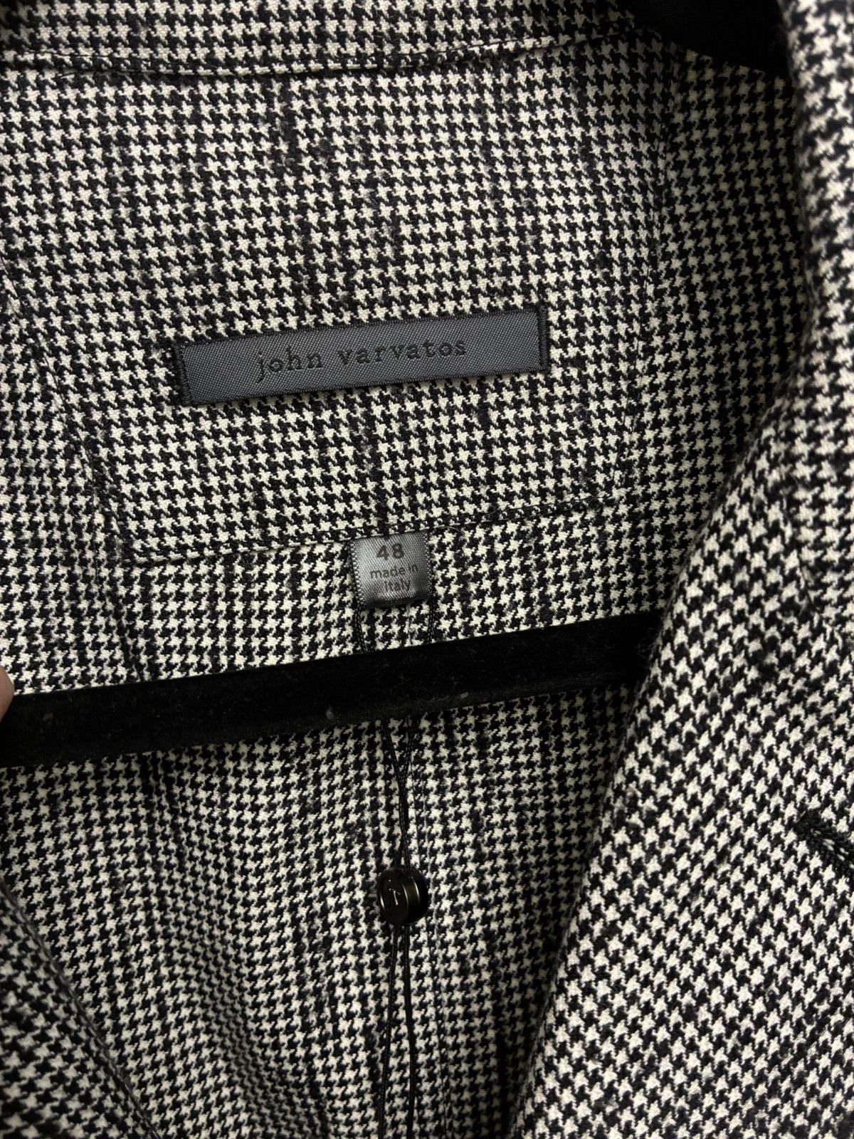John Varvatos Deconstructed Houndstooth Jacket EU 48 USA 38 Size US M / EU 48-50 / 2 - 8 Thumbnail
