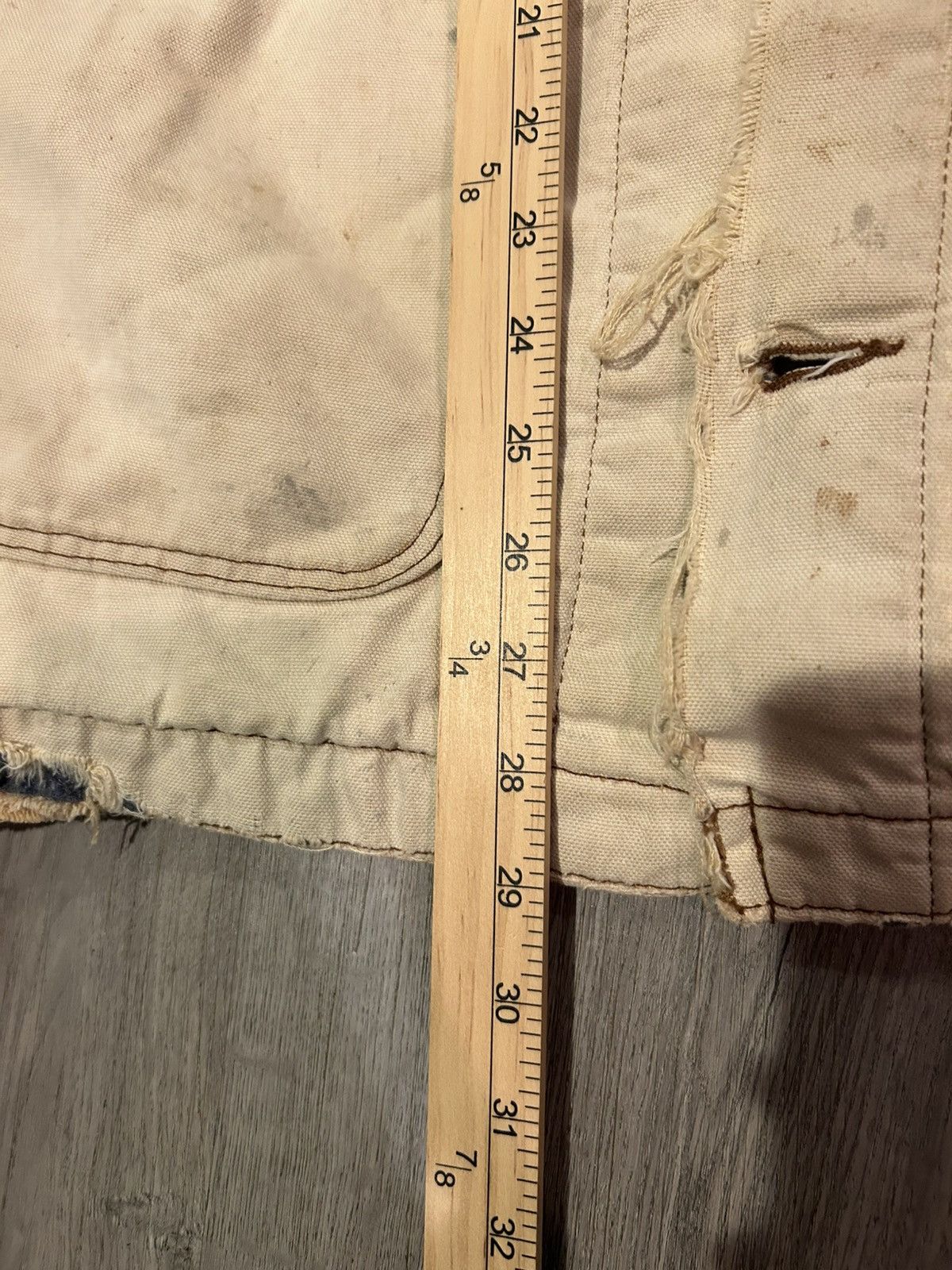 Wrangler Vintage 90s Wrangler “Big Ben” cream chore jacket Size US M / EU 48-50 / 2 - 6 Thumbnail