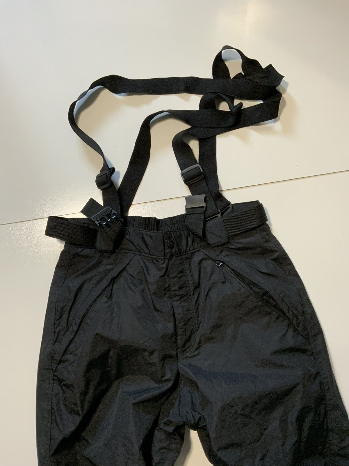 Columbia × Vintage Vintage Columbia Sportswear Softshell Made Japan Bib Pants Size US 36 / EU 52 - 3 Thumbnail