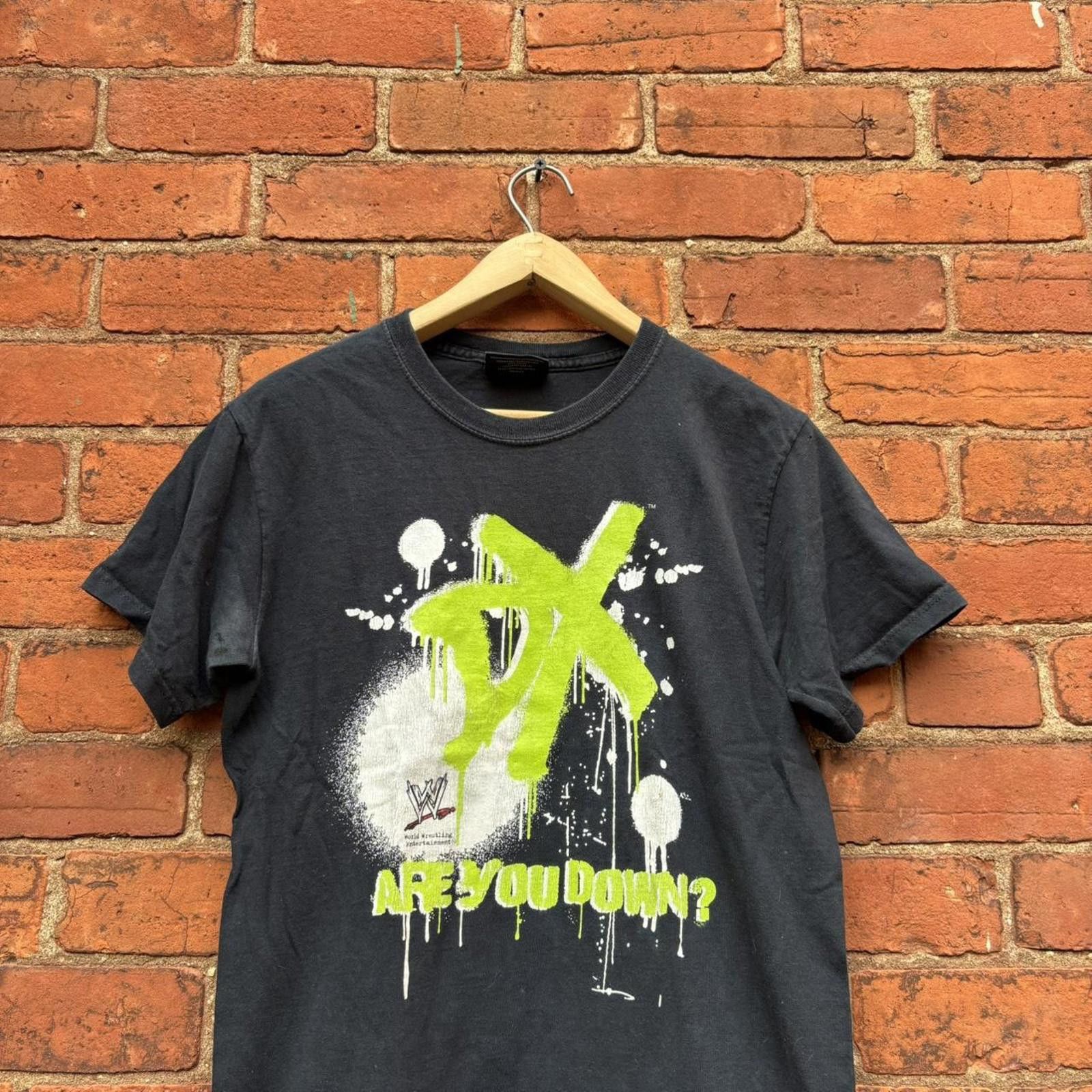 Steve And Barrys vintage d-generation x are you down? t shirt 00s S Size US S / EU 44-46 / 1 - 3 Thumbnail
