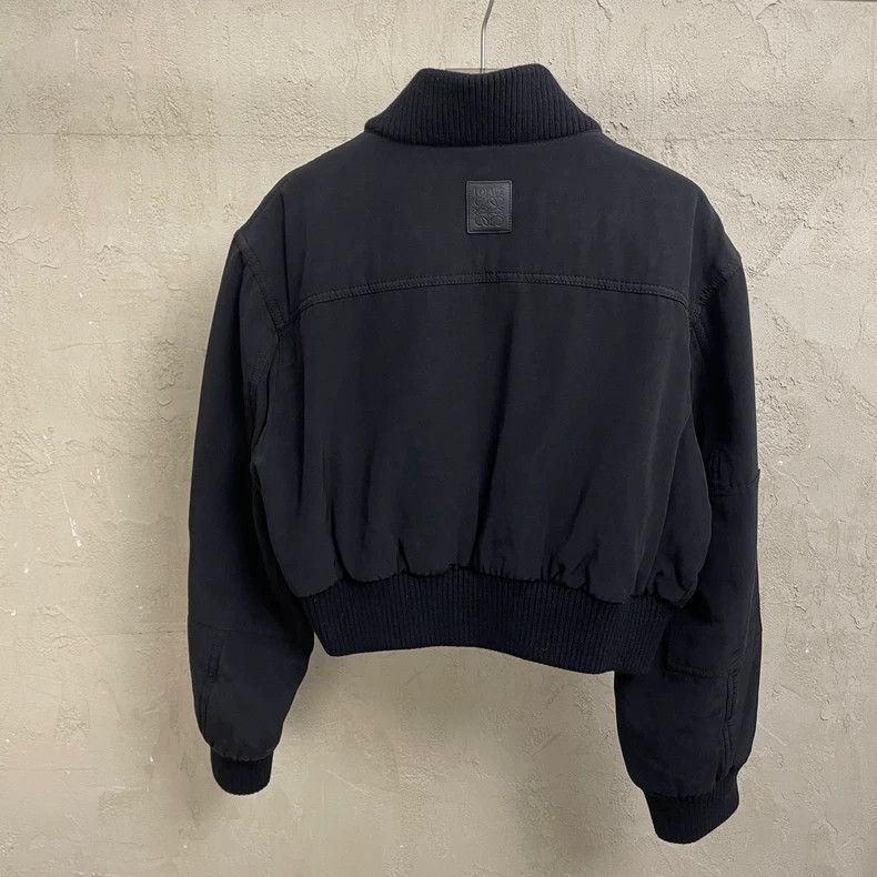 Loewe LOEWE Black dodo with short leather label cotton jacket Size XS / US 0-2 / IT 36-38 - 2 Thumbnail