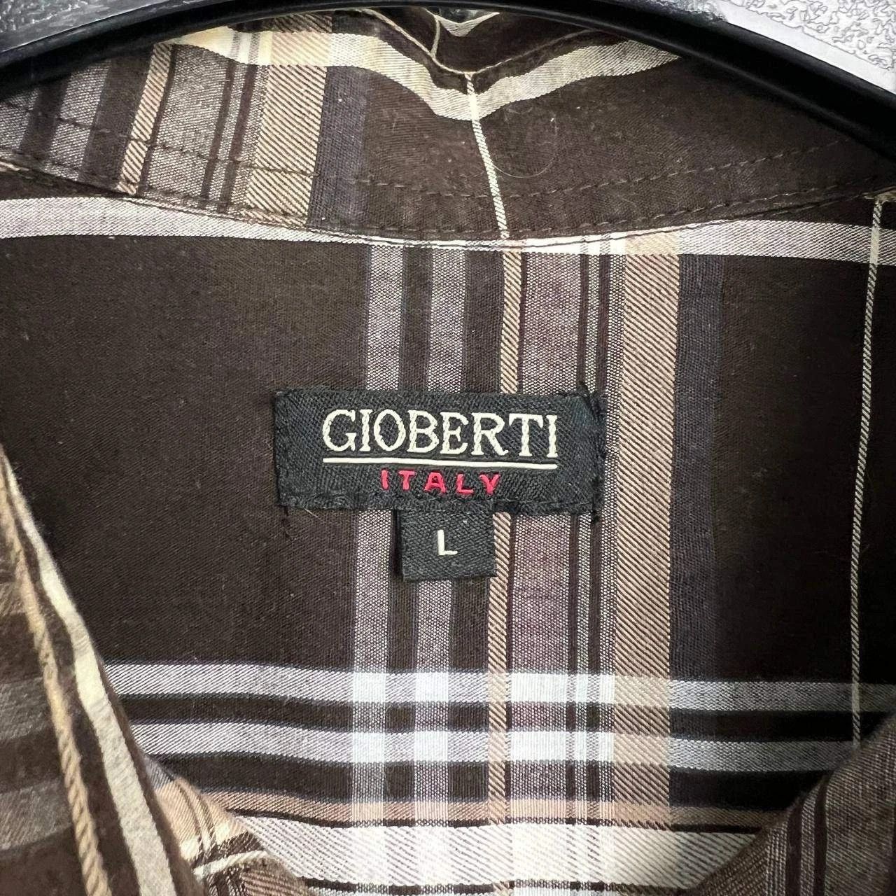 Other Gioberti Shirt Men Plaid Button Up Long Sleeve Collared L Size US L / EU 52-54 / 3 - 6 Thumbnail
