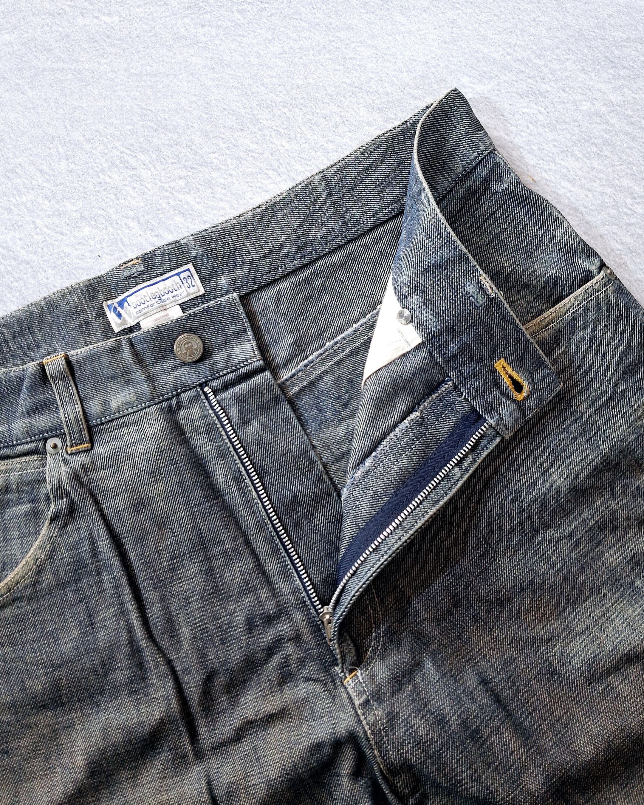 Japanese Brand BOOTLEGBOOTH DENIM PANTS BAGGY STYLE MULTIPOCKET Size US 34 / EU 50 - 7 Thumbnail