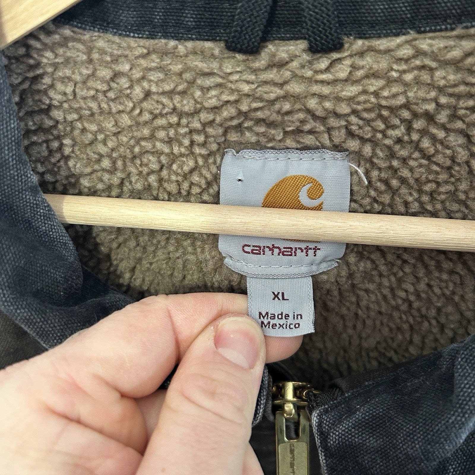Carhartt Vintage Carhartt Sherpa-Lined Ridge Jacket “Dark Brown” C61 Size US XL / EU 56 / 4 - 14 Thumbnail