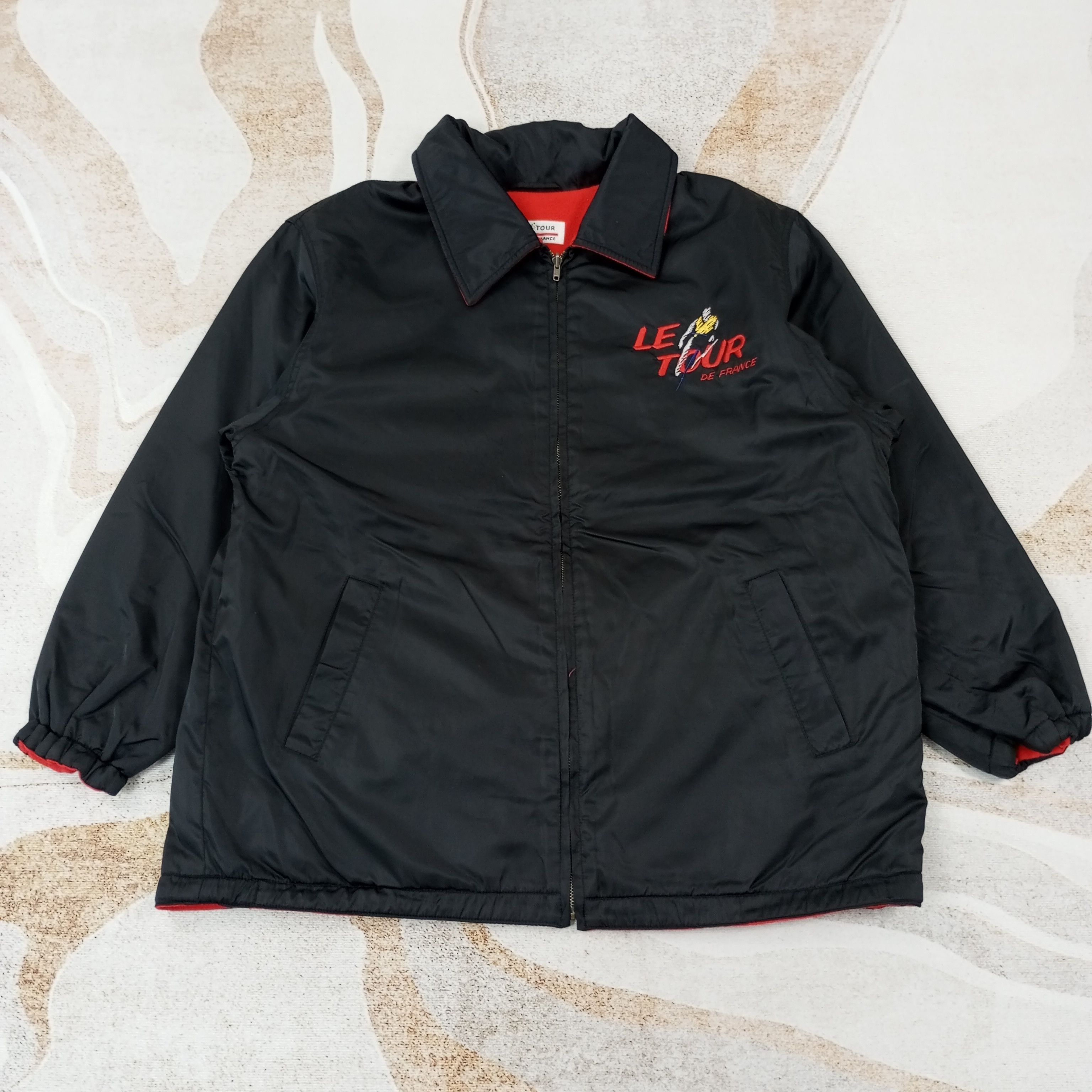 Vintage Le Tour De France Jacket c234n22 Size US L / EU 52-54 / 3 - 3 Thumbnail
