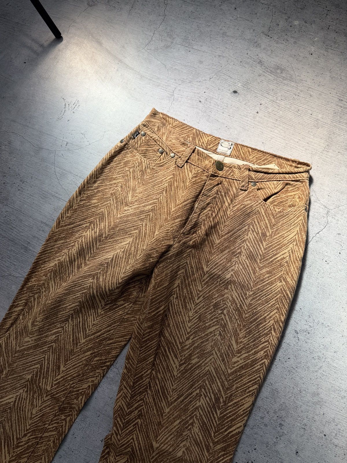 Roberto Cavalli Roberto Cavalli Jeans Pant Overall Print Size 28" / US 6 / IT 42 - 8 Thumbnail