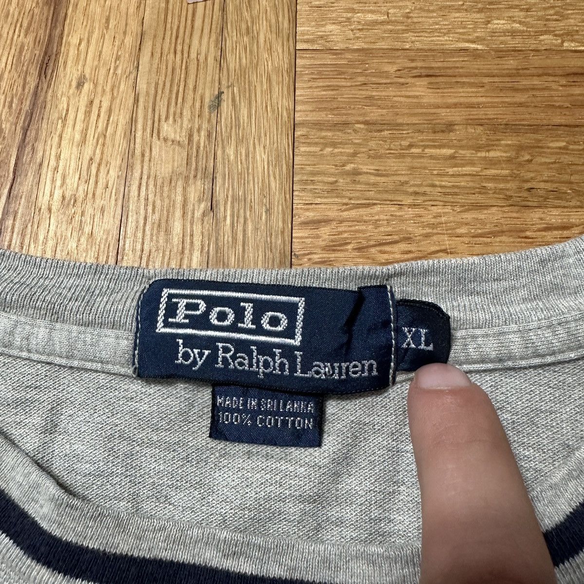 Polo Ralph Lauren Vintage Polo long sleeve tee Size US XL / EU 56 / 4 - 4 Thumbnail