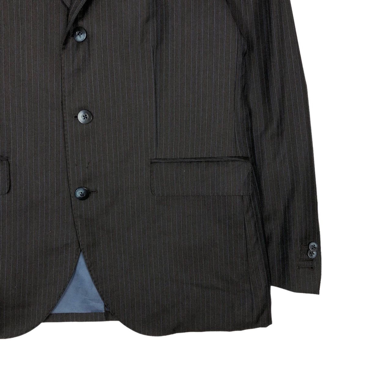 Loro Piana 🔥Vintage Coats Striped Pin Loro Piana Four Seasons Wool Size US S / EU 44-46 / 1 - 5 Thumbnail