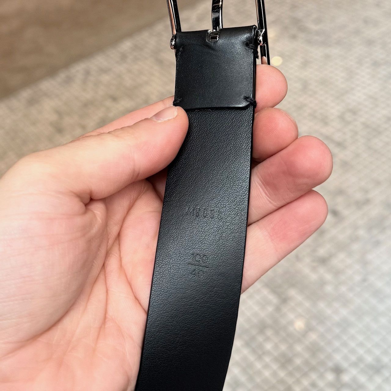 Louis Vuitton Louis Vuitton Black LV Skyline 30mm Belt Size 36 - 10 Thumbnail