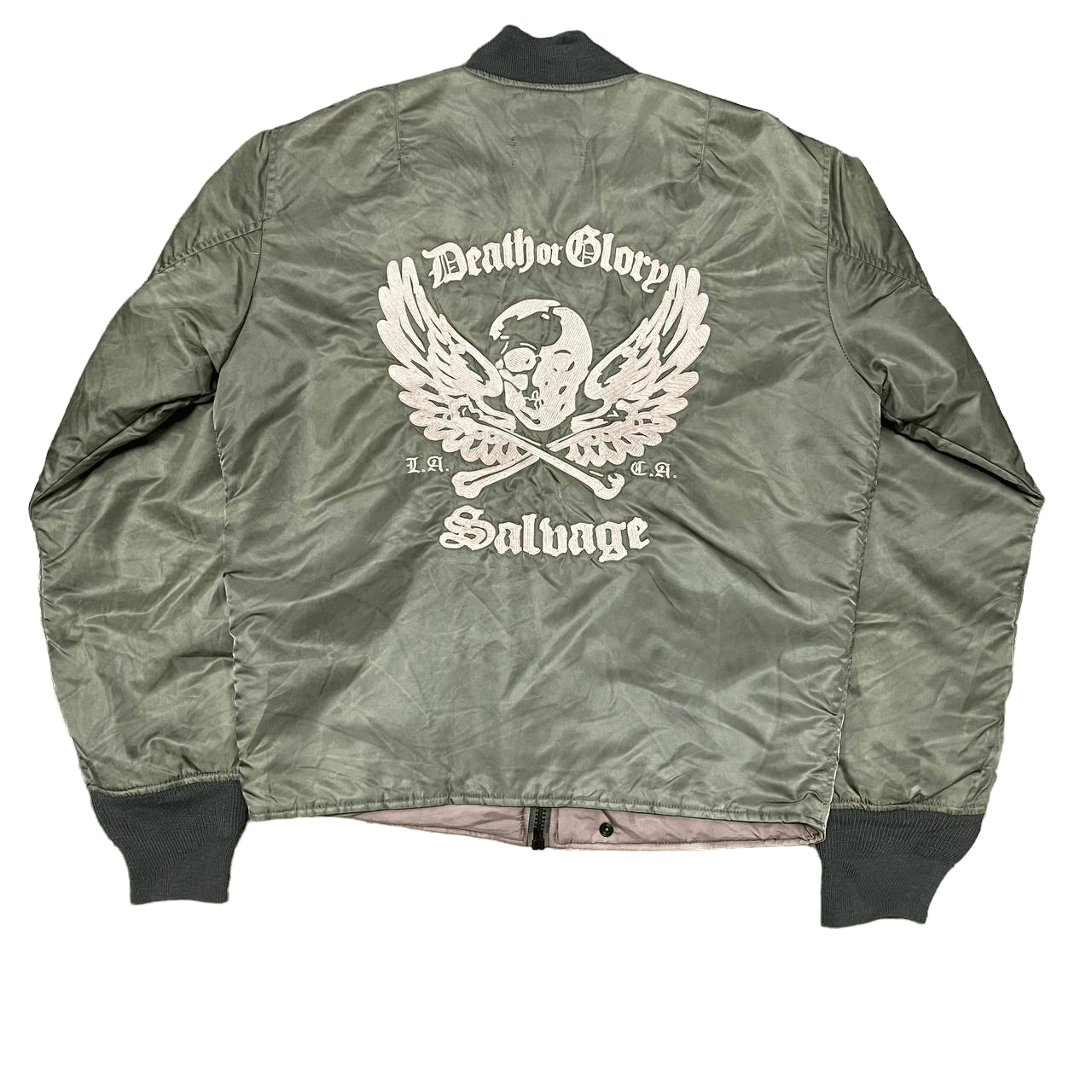 Salvage Vintage Salvage x Alpha Skulls Bomber Jacket Style Size US L / EU 52-54 / 3 - 1 Thumbnail