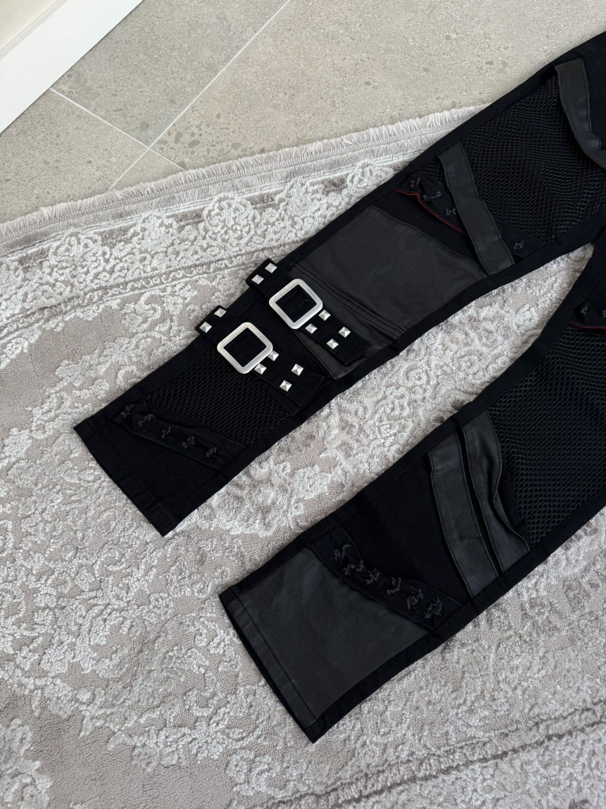 Japanese Brand Rare Pants Gothicana Bondage BDSM Punk Avant-Garde Japan Size US 28 / EU 44 - 3 Thumbnail