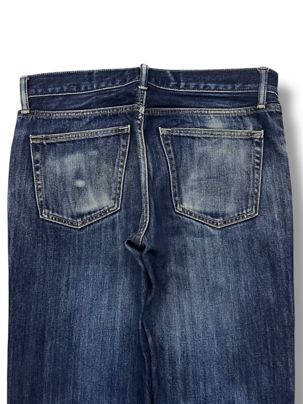 Uniqlo Vintage Uniqlo Japan - Faded Wash, Distressed Denim Size US 33 - 5 Thumbnail