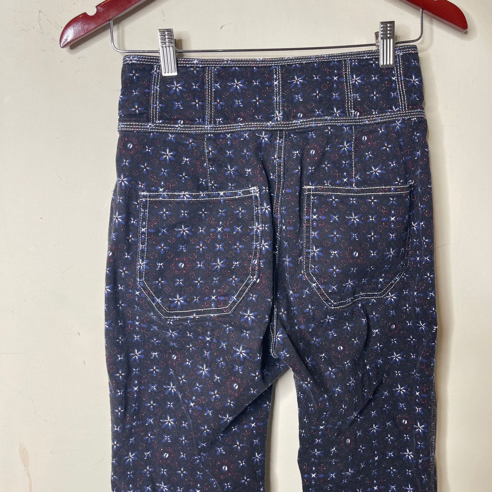 Ulla Johnson ULLA JOHNSON High waist cropped wide leg Ellis Jeans Floral Size 27" / US 4 / IT 40 - 8 Thumbnail