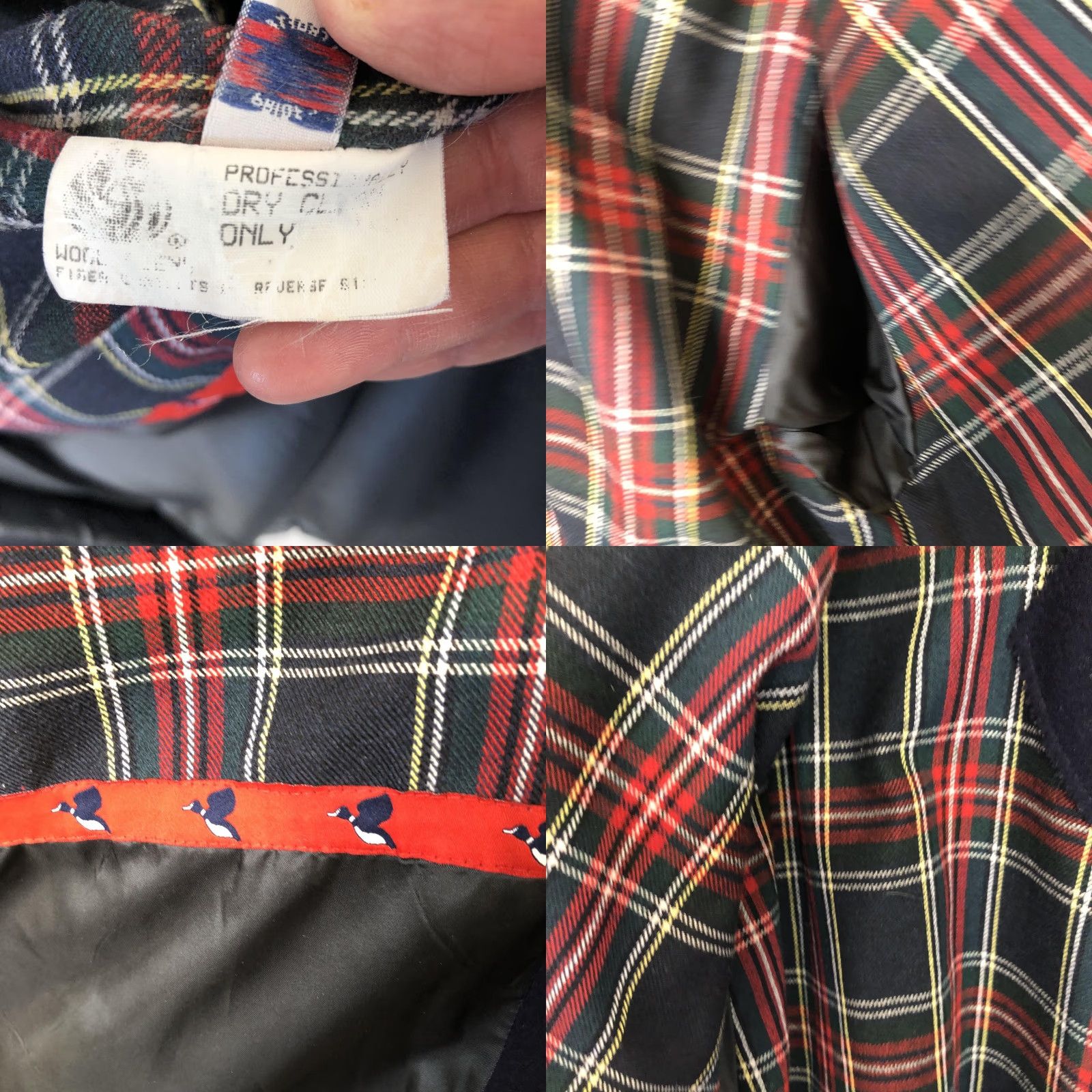 Mackintosh VINTAGE Mackintosh of New England Coat XL Blue Wool All Outdoors 80s Oversized Womens Size XL / US 12-14 / IT 48-50 - 8 Thumbnail