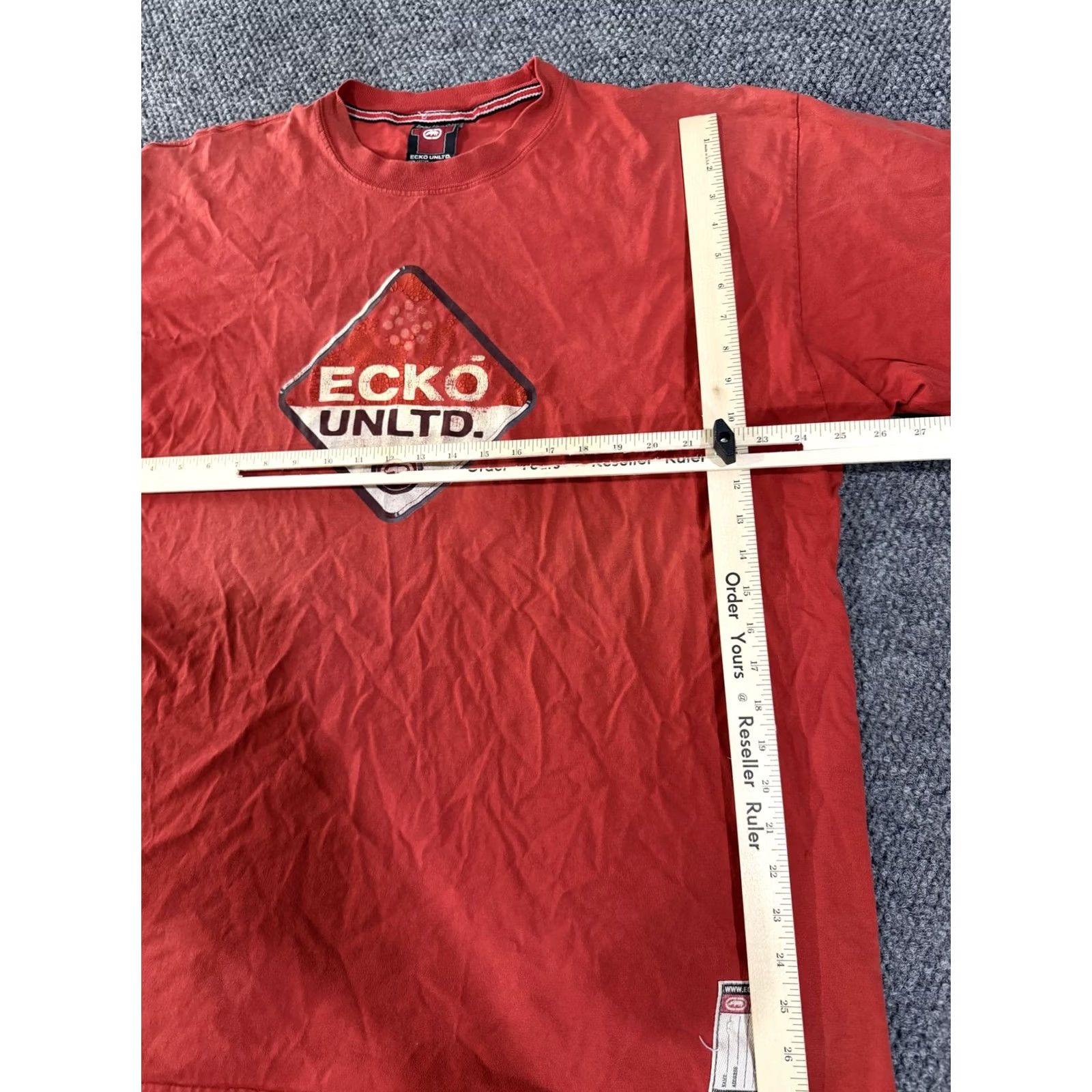 Ecko Unltd. Ecko Unltd. Shirt Mens 2XL Red Diamond Logo Graphic Tee T-Shirt Vintage Size US XXL / EU 58 / 5 - 5 Thumbnail