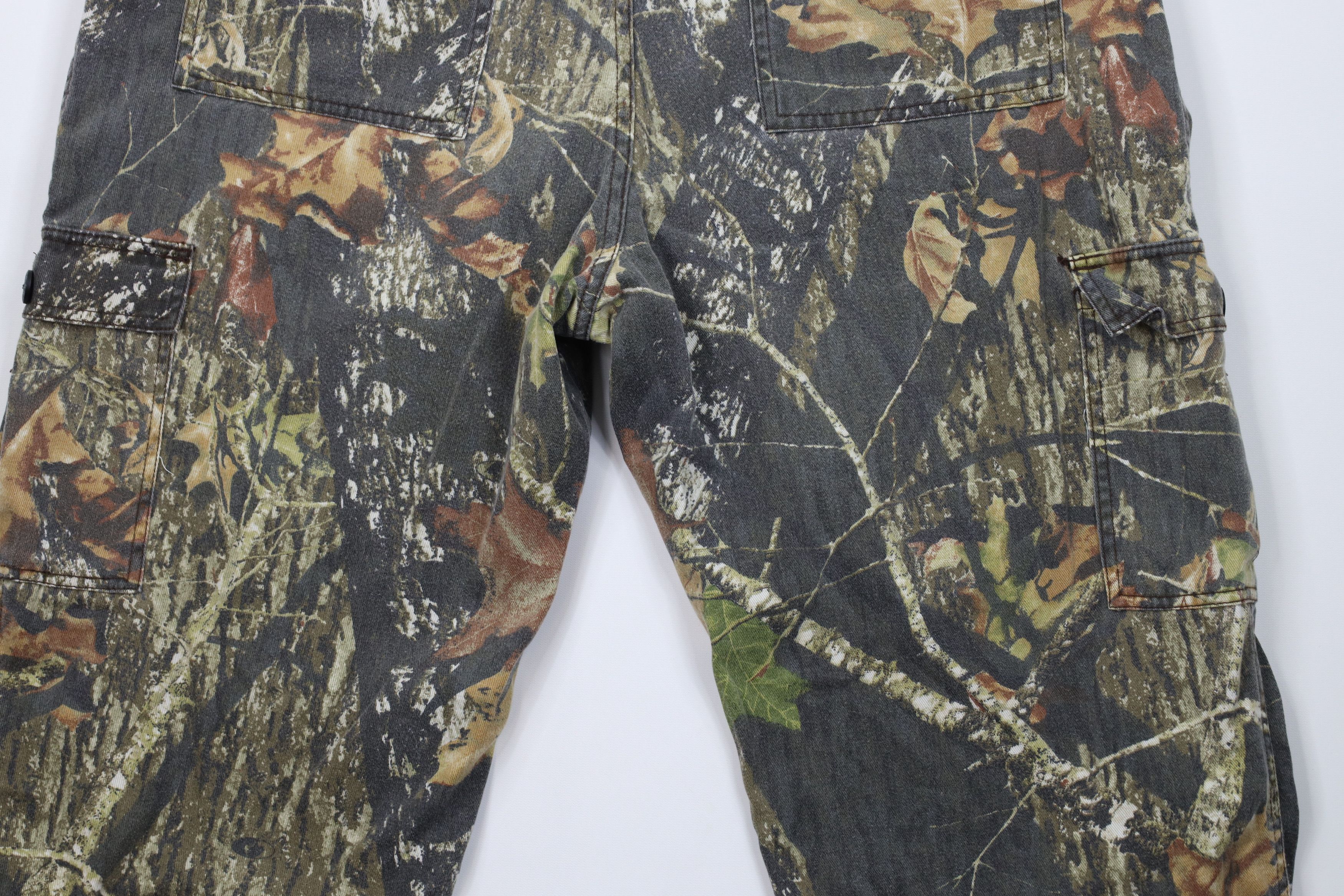 Vintage Vintage Streetwear Mossy Oak Camouflage Wide Leg Cargo Pants Size US 40 / EU 56 - 12 Thumbnail
