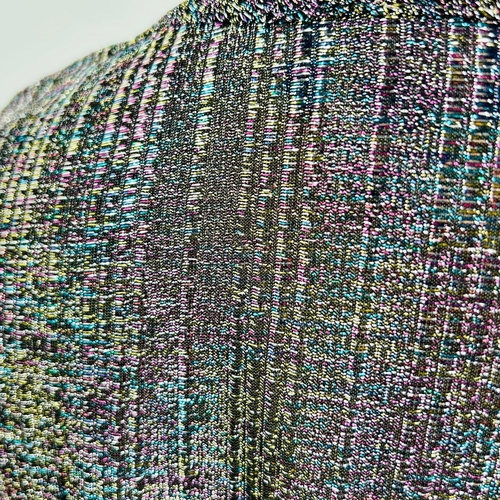Vintage Vintage 80s Rainbow Metallic Lurex Cowl Neck Side Tie Top Size S / US 4 / IT 40 - 6 Thumbnail