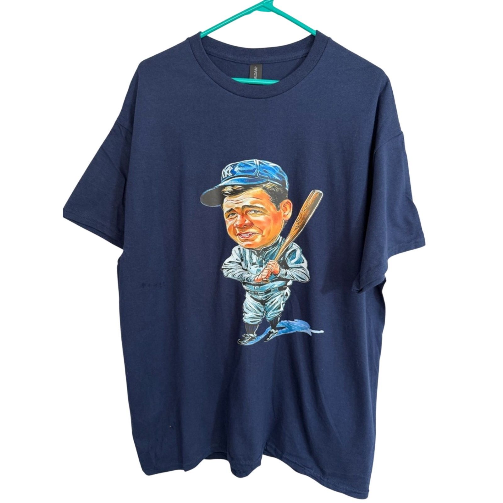 G2000 Babe Ruth Cartoon Caricature Yankees Shirt Size XL NEW Size US XL / EU 56 / 4 - 1 Thumbnail