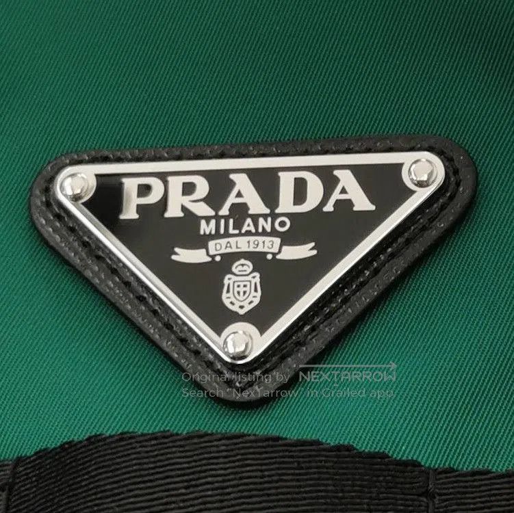 Prada Color-block Triangle Logo Dress .