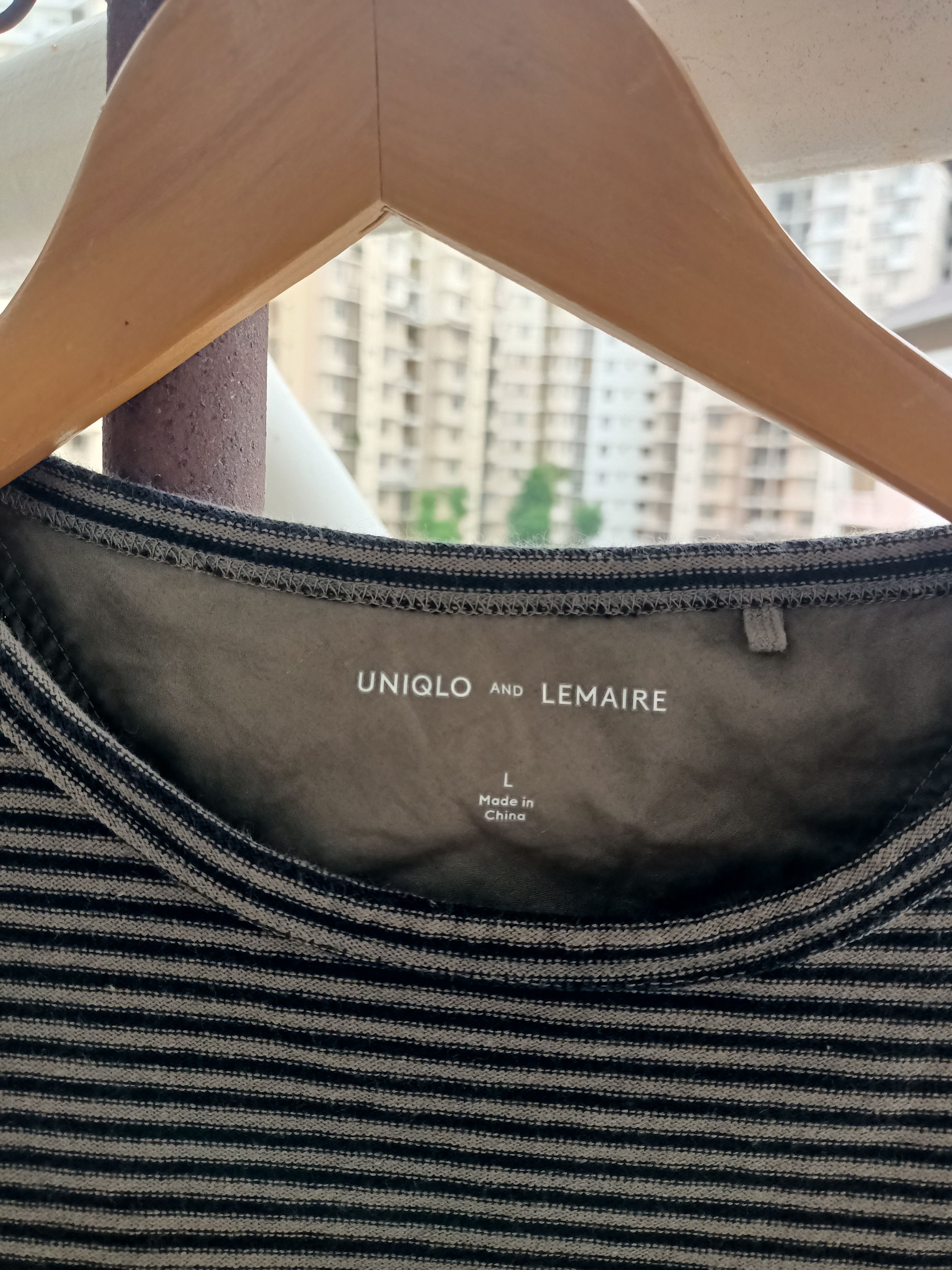 Christophe Lemaire Uniqlo and Lemaire pocket strip t-shirt Size US L / EU 52-54 / 3 - 5 Thumbnail