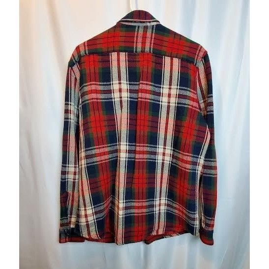 Other Tailor Vintage Men's Red White Green Plaid Shirt Long Sleeve Size US L / EU 52-54 / 3 - 5 Thumbnail