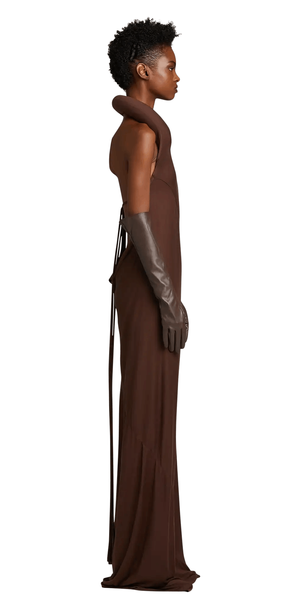 Entire Studios o1mle0325 Pillow Dress Umber in Brown Size S / US 4 / IT 40 - 4 Thumbnail