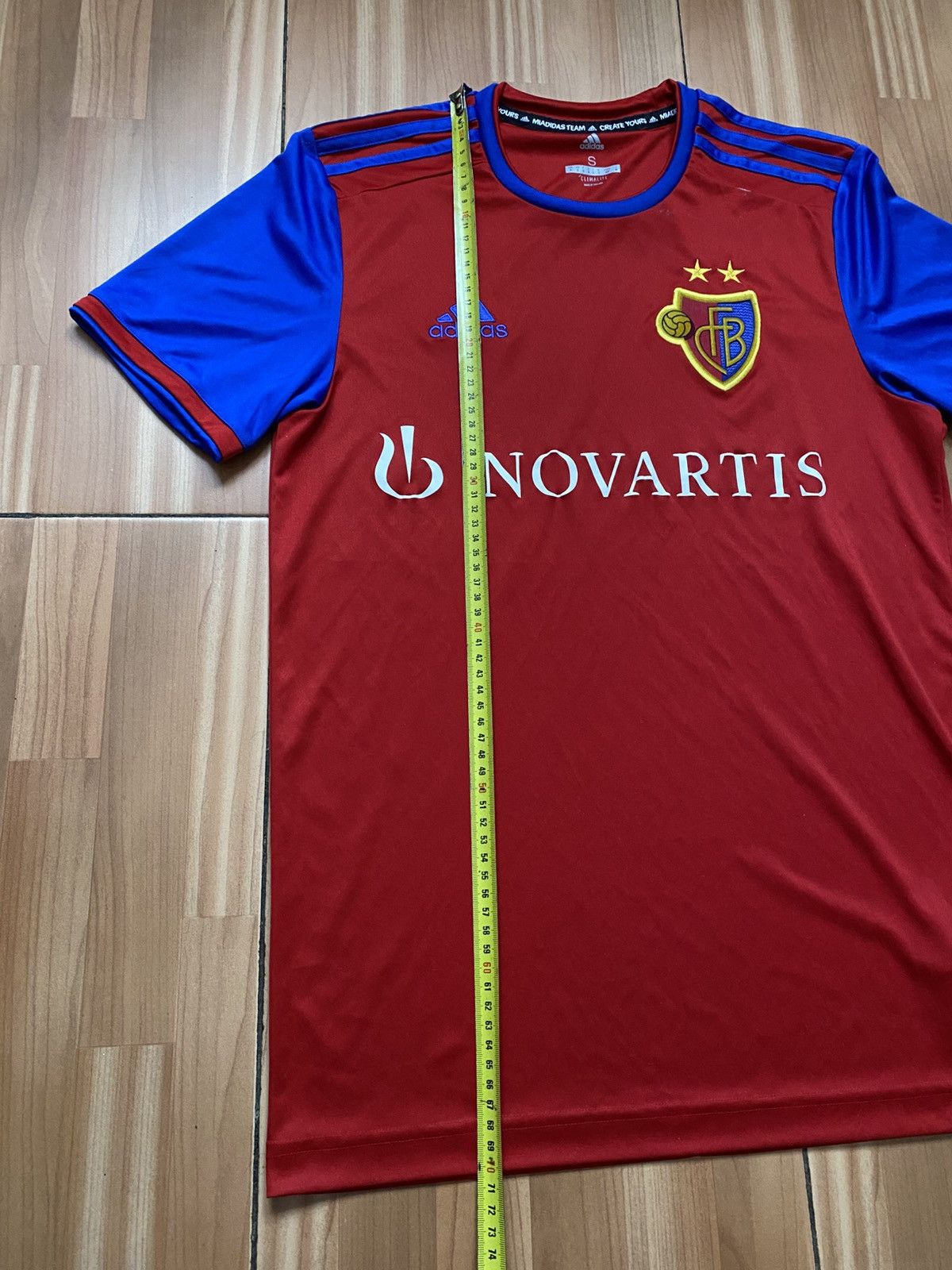 Adidas Adidas FC Basel 2019/20 Home Football Shirt Soccer Jersey Size US S / EU 44-46 / 1 - 11 Thumbnail