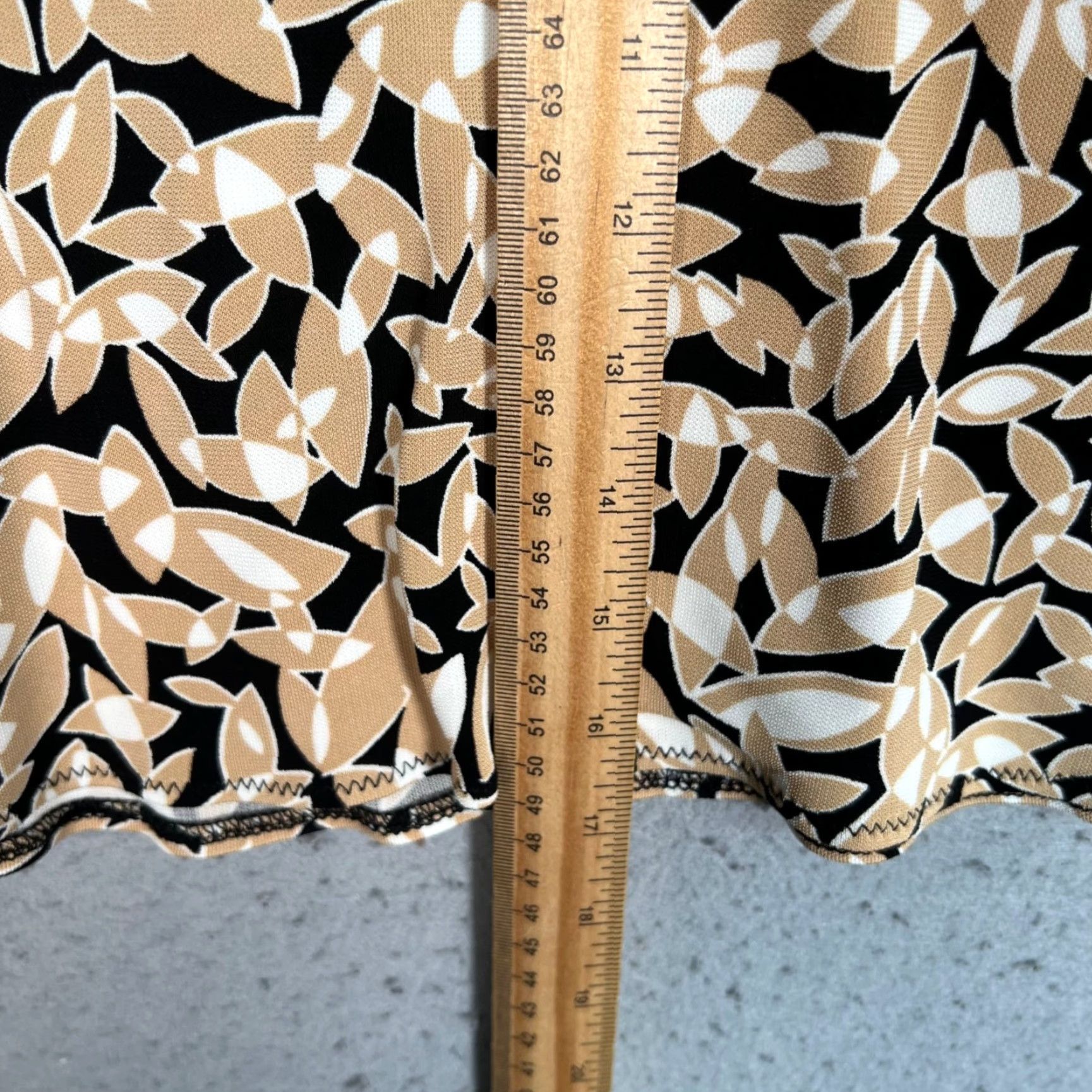 Gap Gap Womens Skirt XS Leaf Print Mini Rayon Geometric Pattern Size 26" / US 2 / IT 38 - 6 Thumbnail