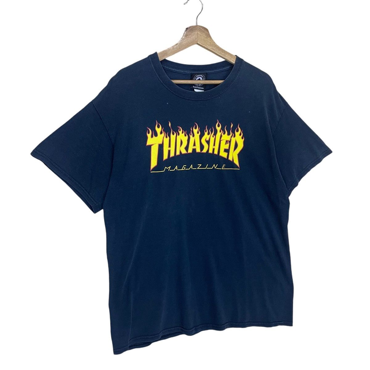 Thrasher Thrasher Skaterboard Magazine Big Logo Tee Size US M / EU 48-50 / 2 - 2 Thumbnail