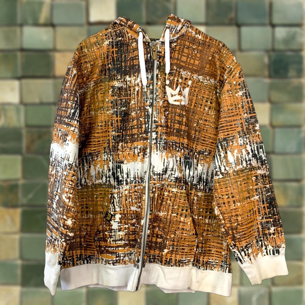 Vintage Y2K PNB Nation New York All Over Print Crown Zip Up Hoodie Large Size US L / EU 52-54 / 3 - 1 Thumbnail