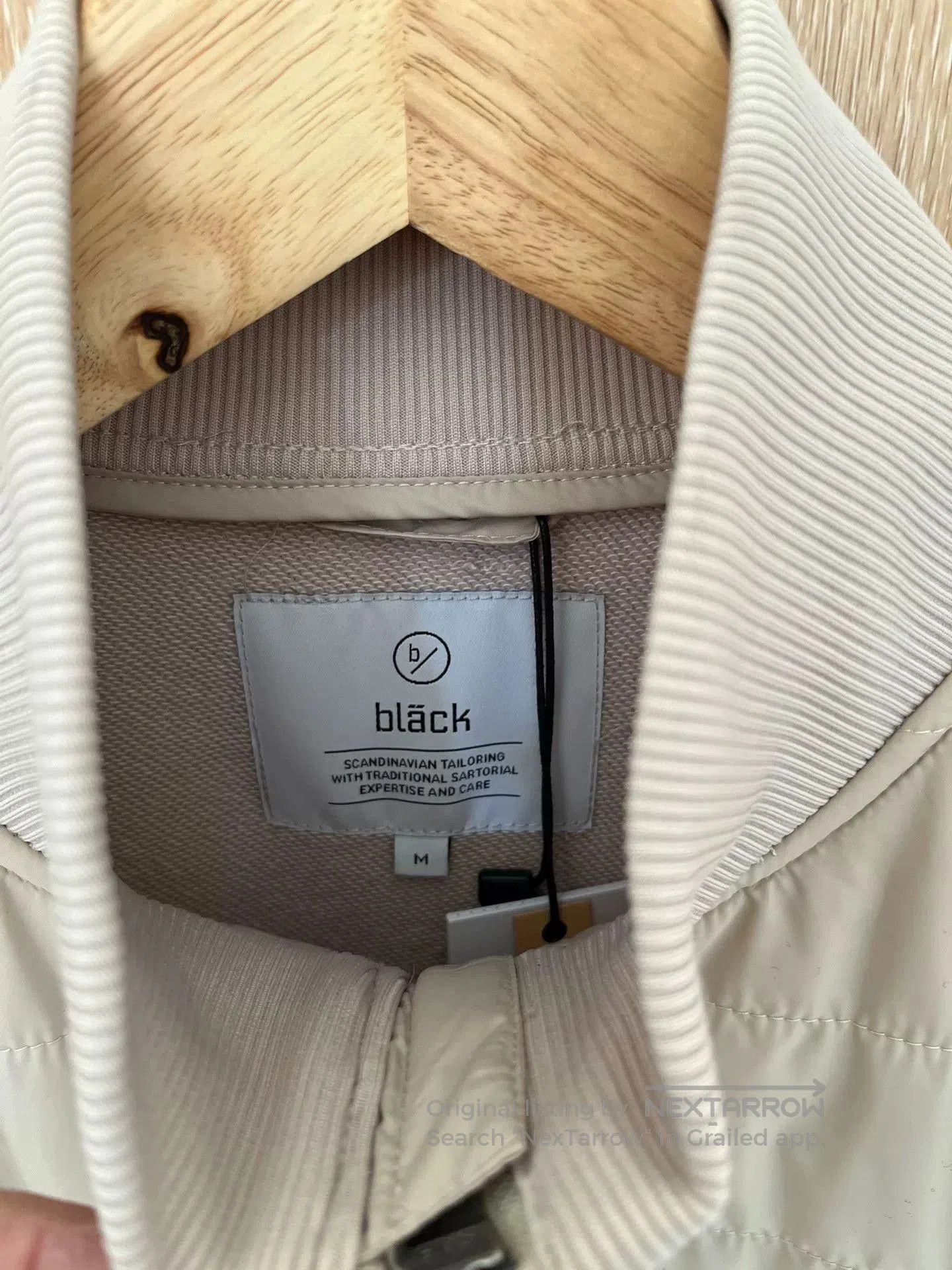 Vintage Nordic Old Money Light Cotton Zip Jacket. Size US M / EU 48-50 / 2 - 3 Thumbnail