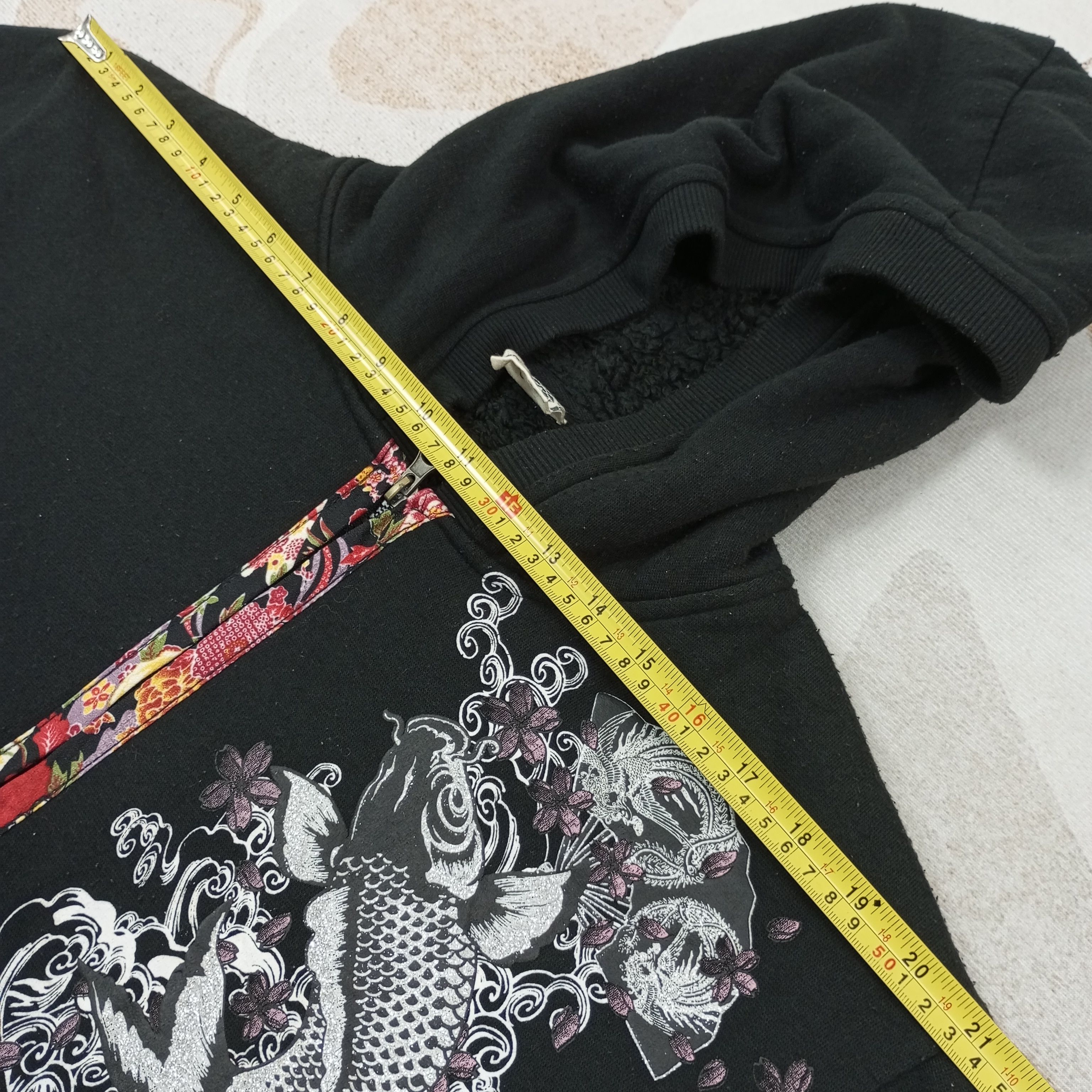 Vintage Sukajan Design Fashion Style Zipper Hoodies c237n8 Size US L / EU 52-54 / 3 - 9 Thumbnail