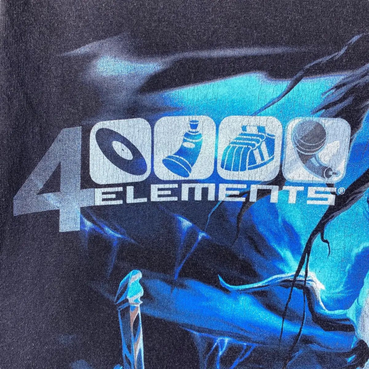 Other Vintage 00's 4 ELEMENTS Skull Graphic Tee Shirt Medium Size Size US M / EU 48-50 / 2 - 3 Thumbnail