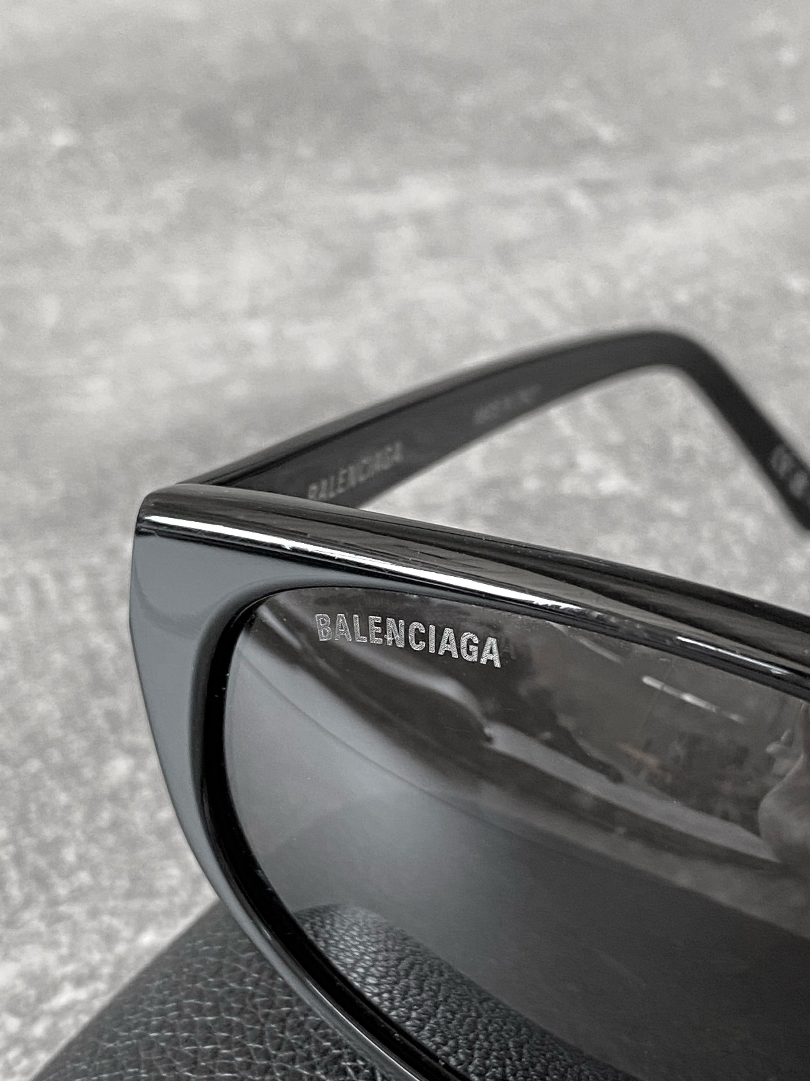 Balenciaga BALENCIAGA Sunglasses BB0098S Shiny Black Size ONE SIZE - 8 Thumbnail