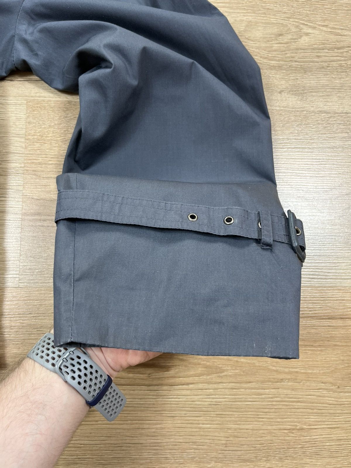 Yves Saint Laurent Vintage Yves Saint Laurent Trench Coat Grey Double Breasted Size US L / EU 52-54 / 3 - 24 Thumbnail
