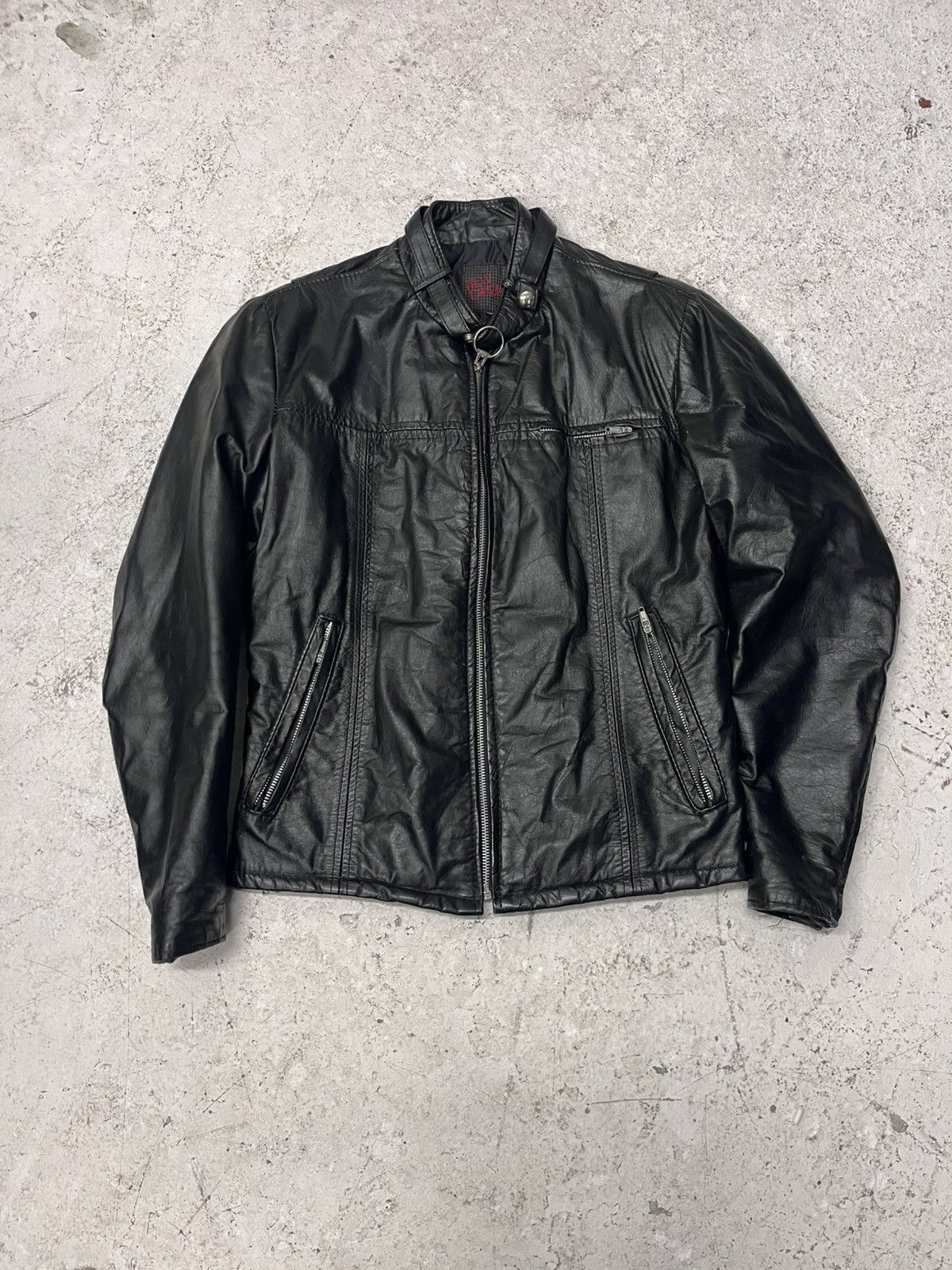 Vintage Vintage black new dimensions leather jacket Size US S / EU 44-46 / 1 - 2 Thumbnail