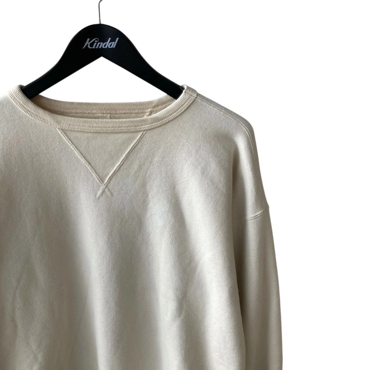 Taiga Takahashi TAIGA TAKAHASHI Plain Pullover Sweatshirt Ivory 42 Size US S / EU 44-46 / 1 - 3 Thumbnail