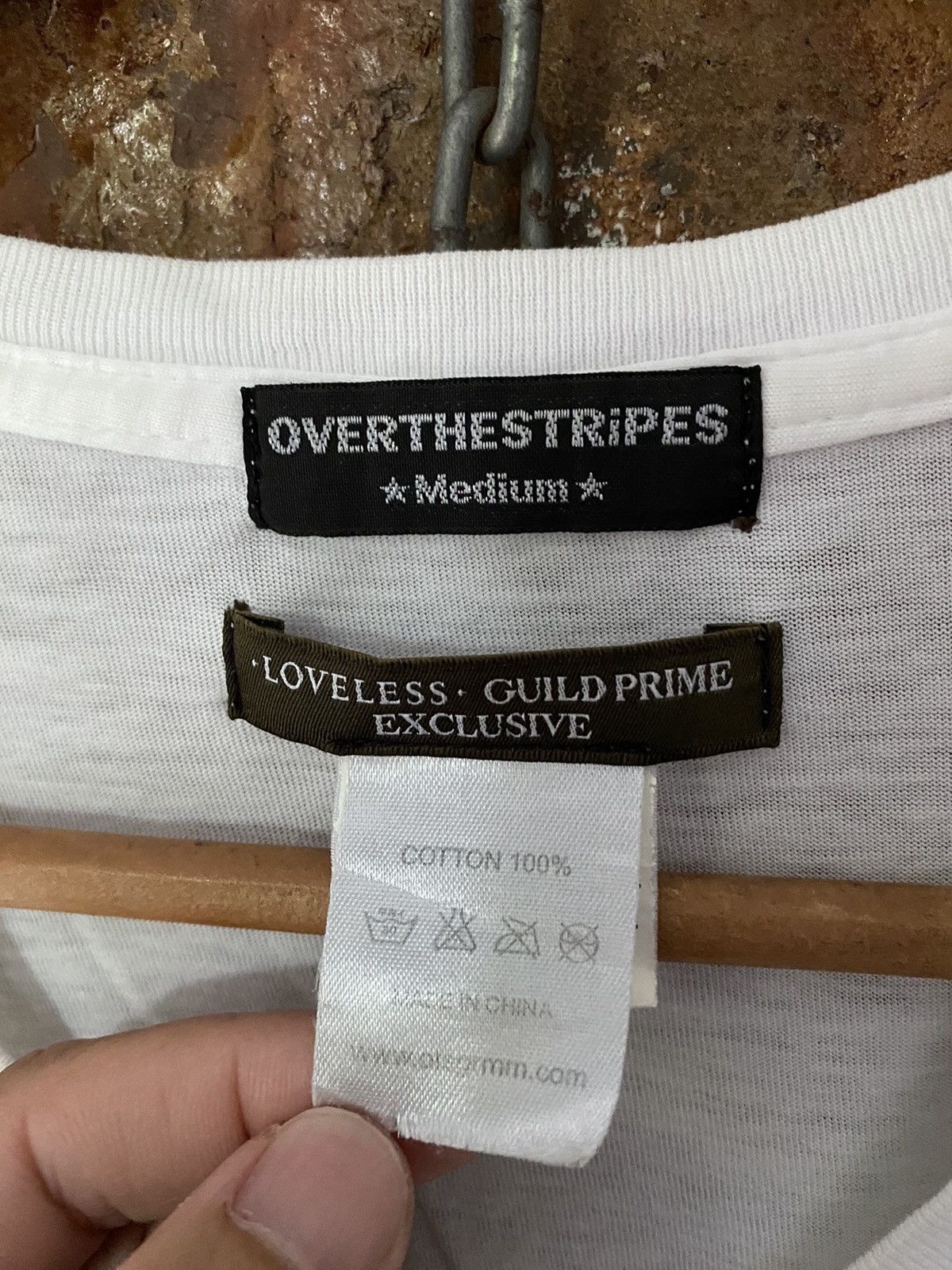 OVER THE STRiPES 2000s Over the stripe X loveless tee Size US S / EU 44-46 / 1 - 16 Thumbnail